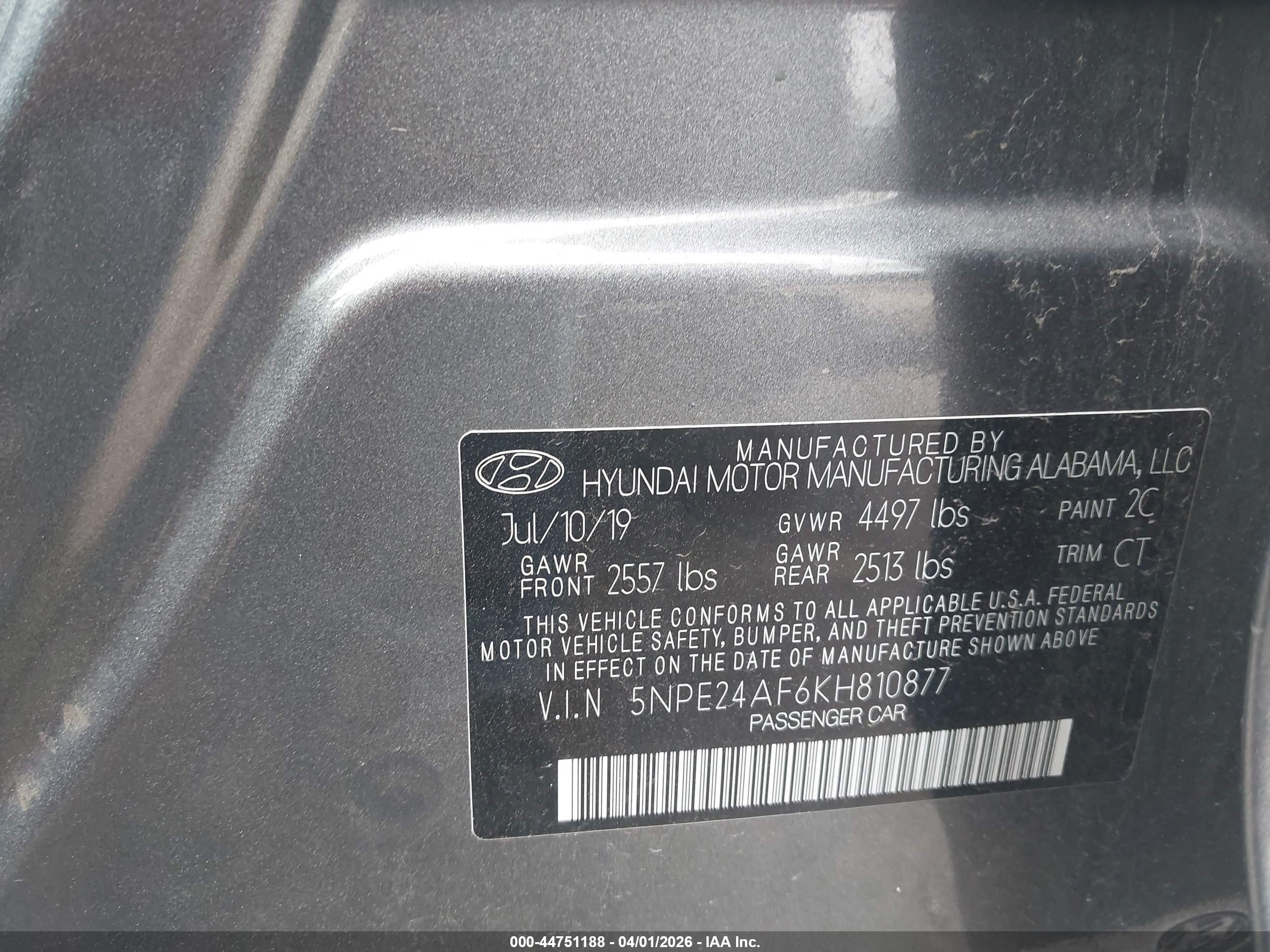 HYUNDAI SONATA image 9