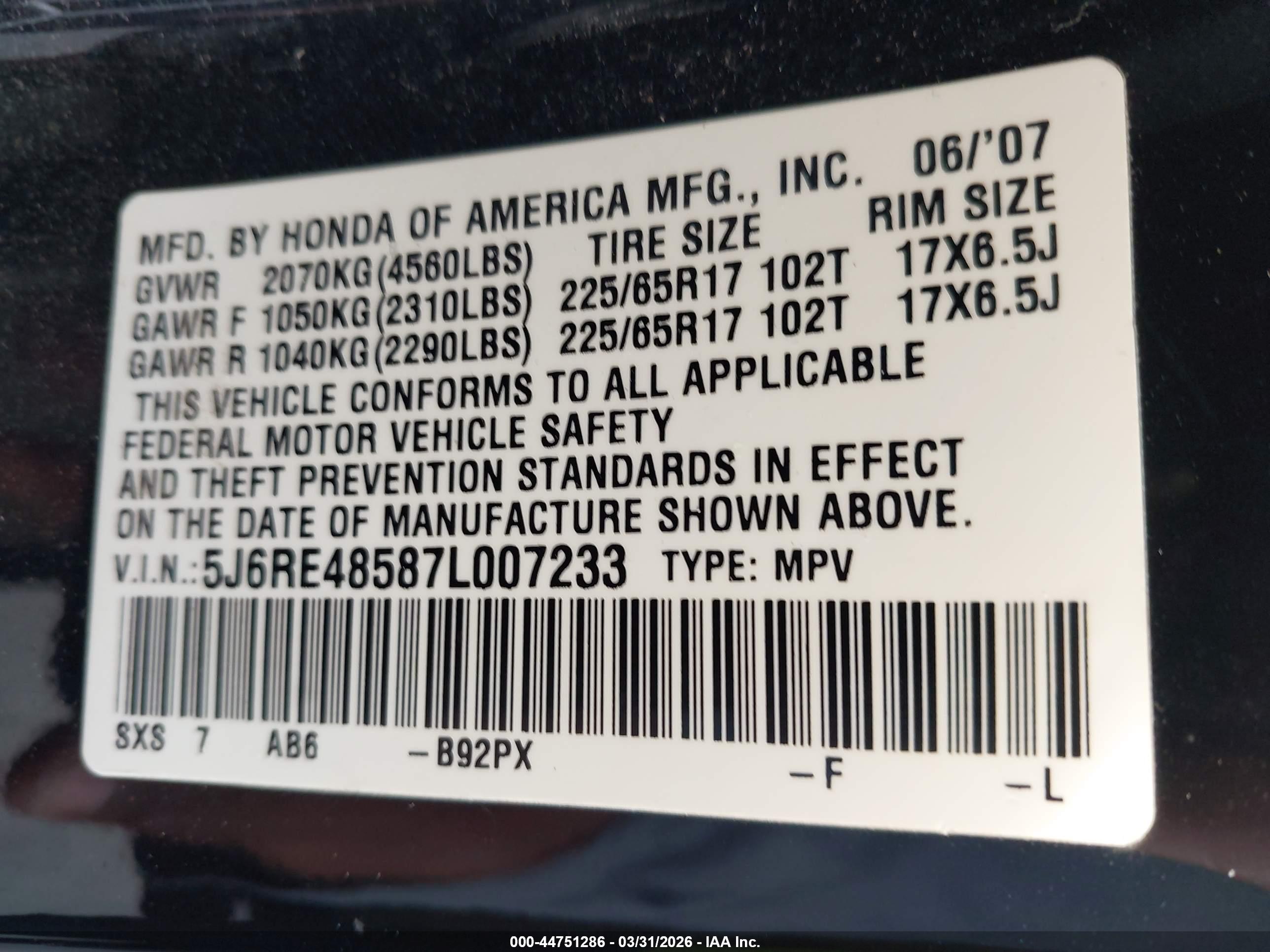 HONDA CR-V image 9