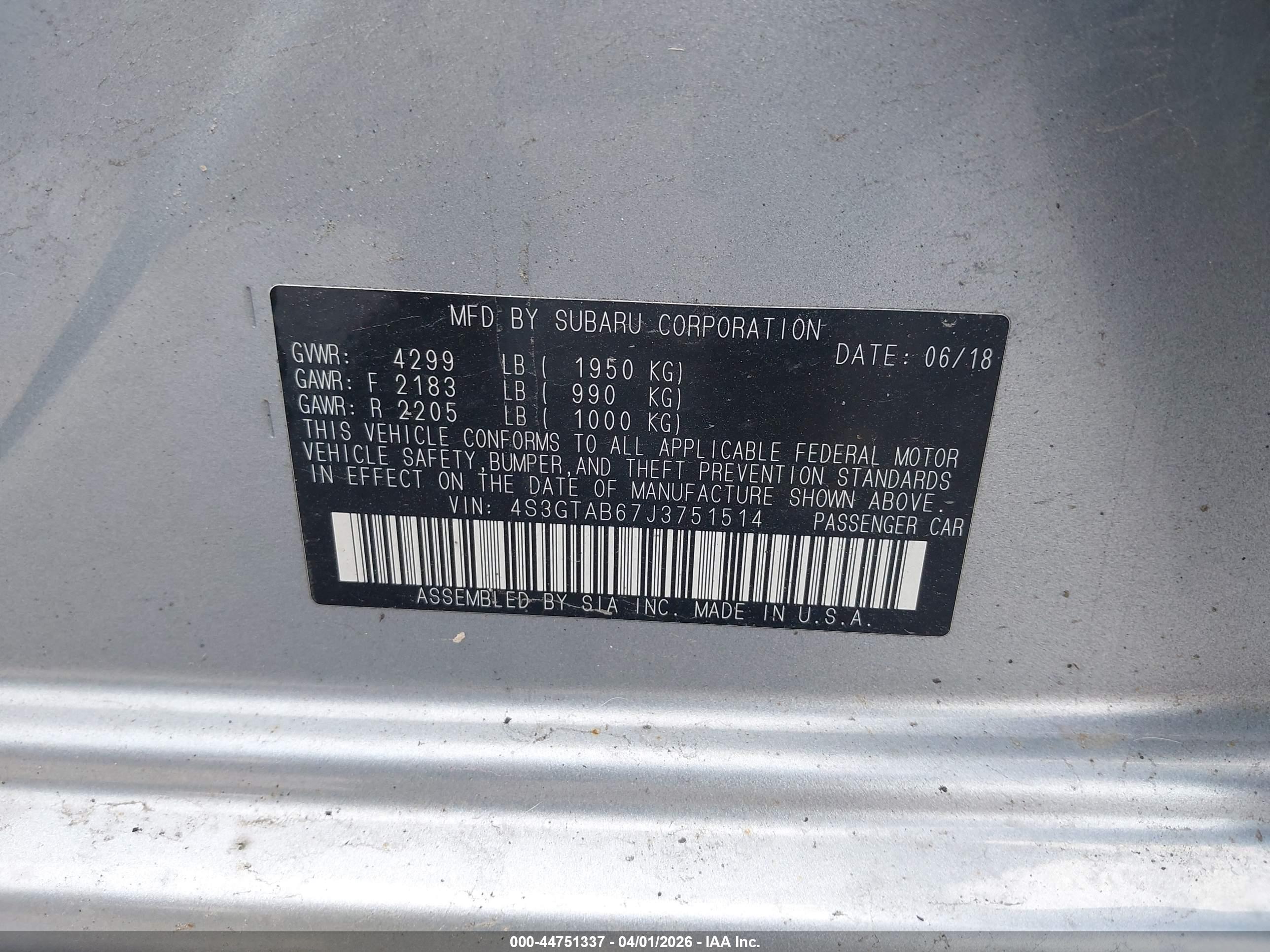 SUBARU IMPREZA image 9