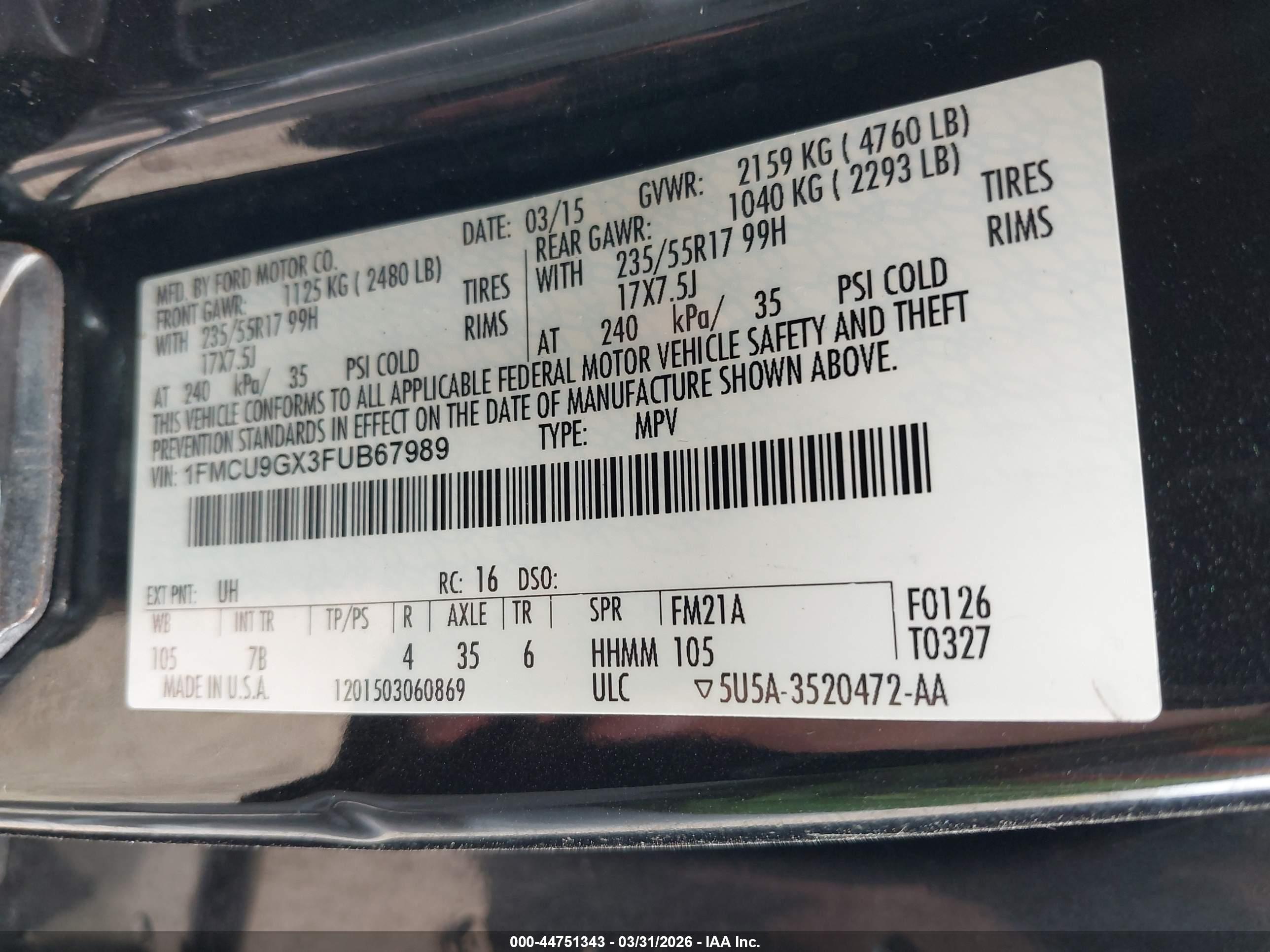 FORD ESCAPE image 9