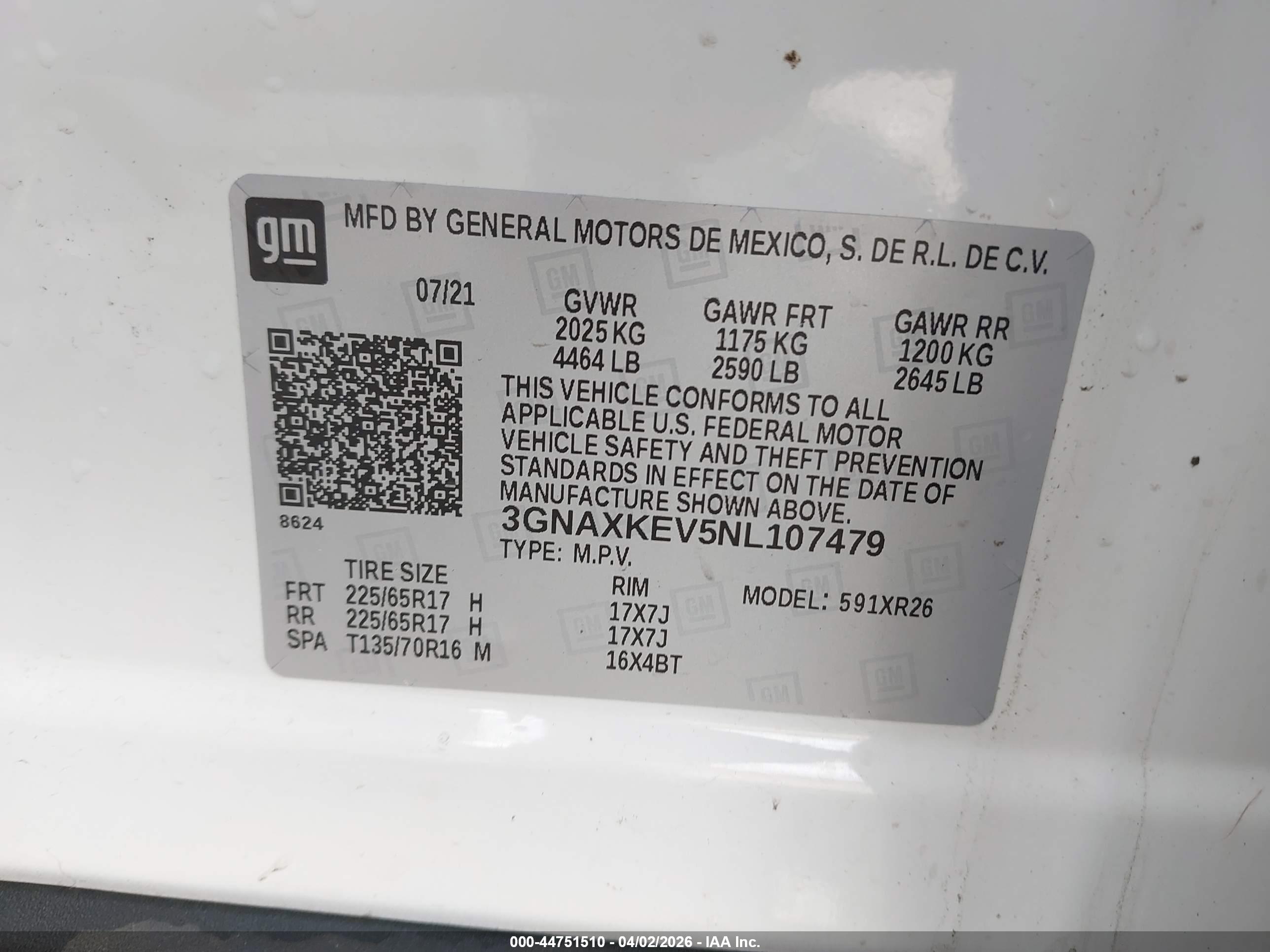 CHEVROLET EQUINOX image 9