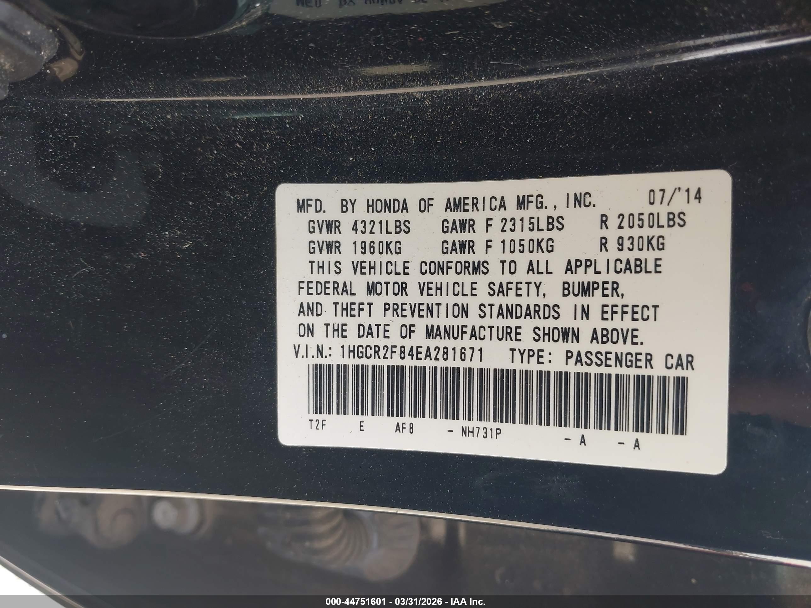 HONDA ACCORD image 9