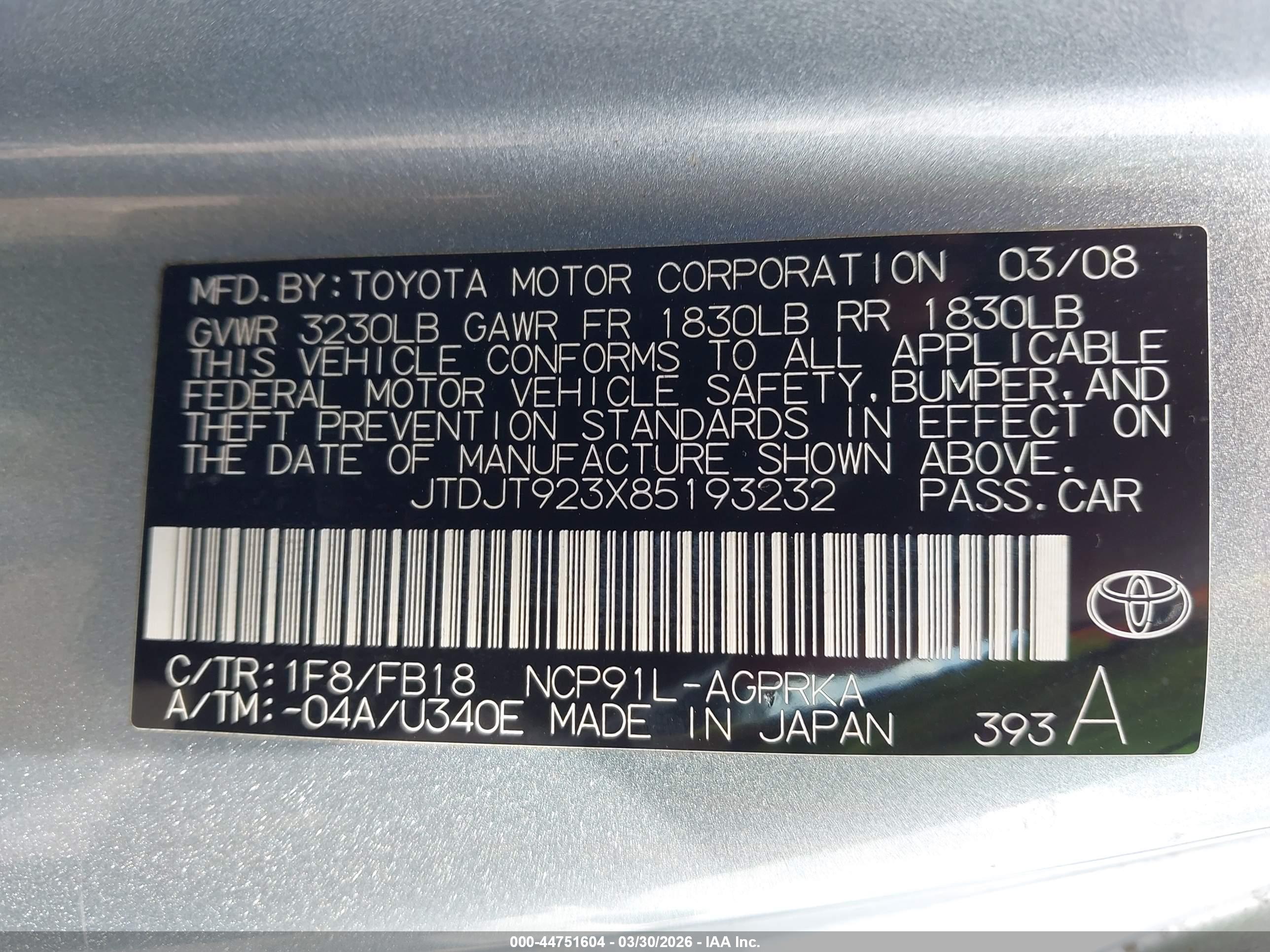TOYOTA YARIS image 9
