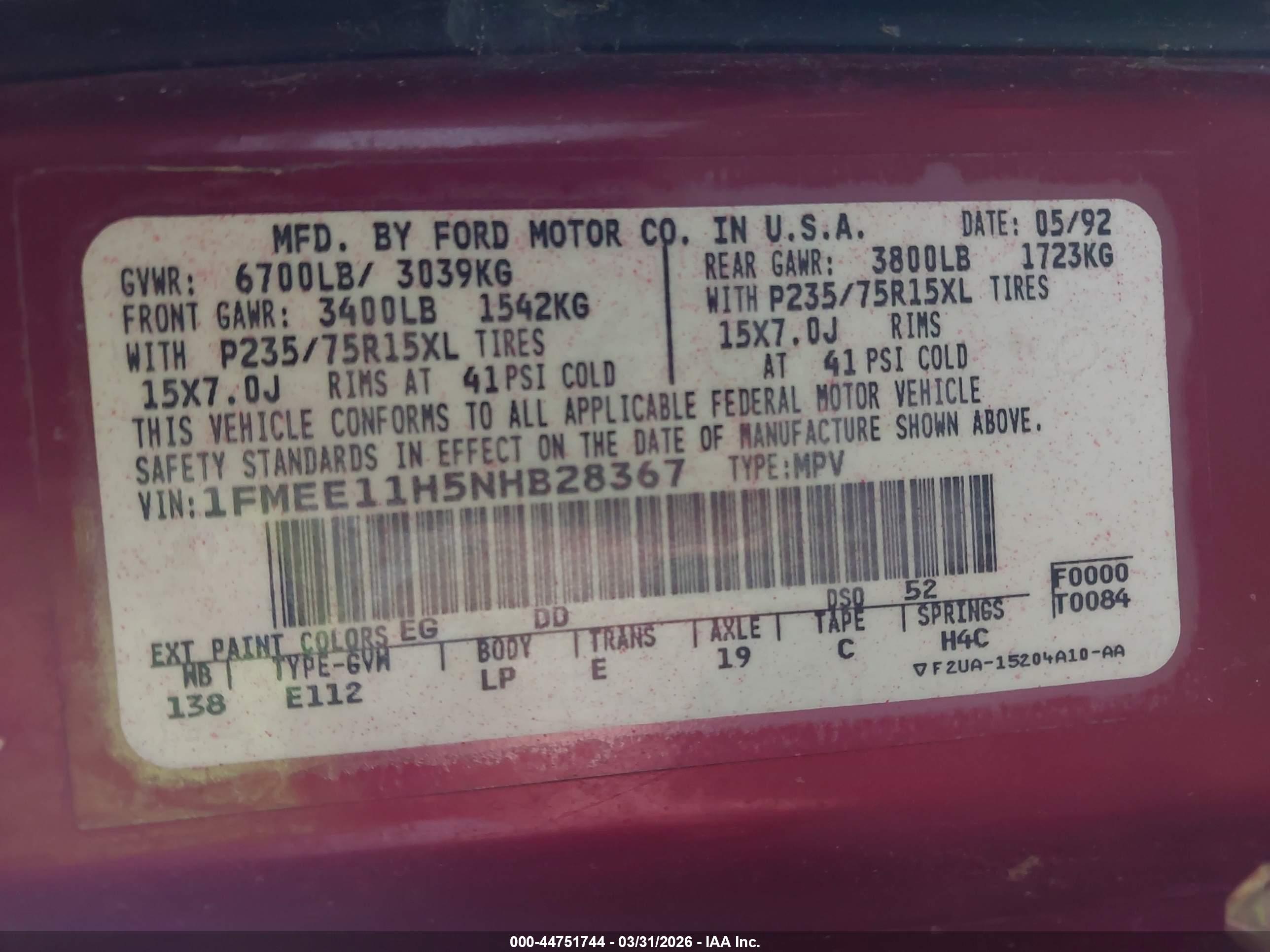 FORD ECONOLINE image 9