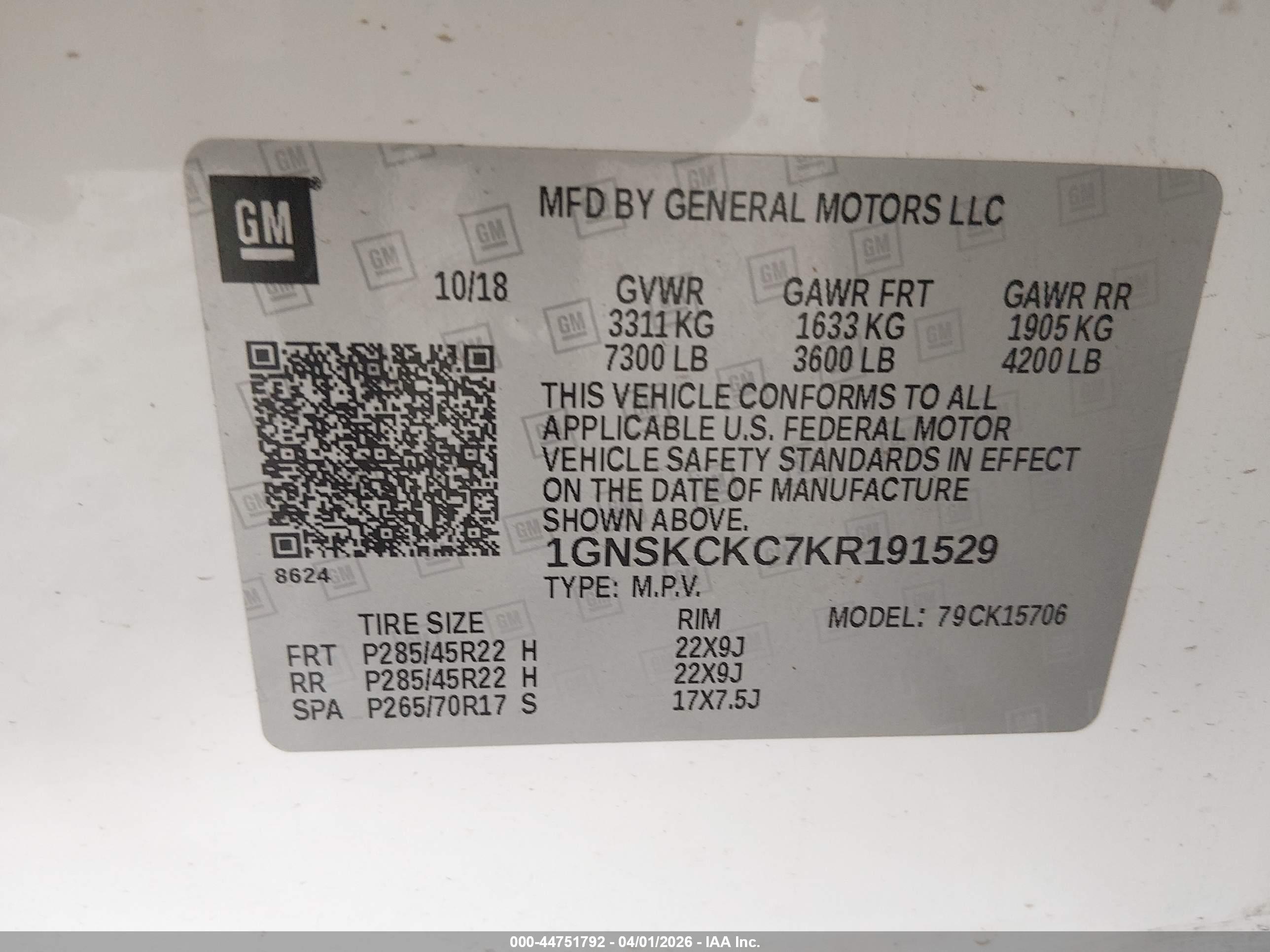 CHEVROLET TAHOE image 9