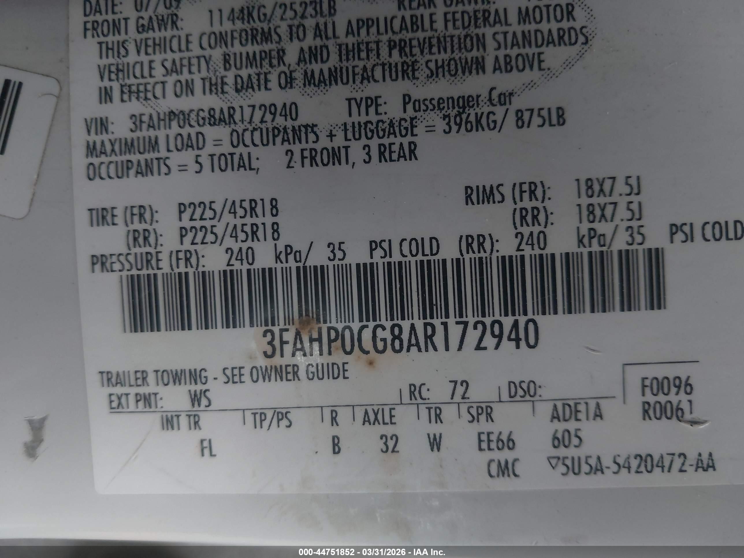 FORD FUSION image 9