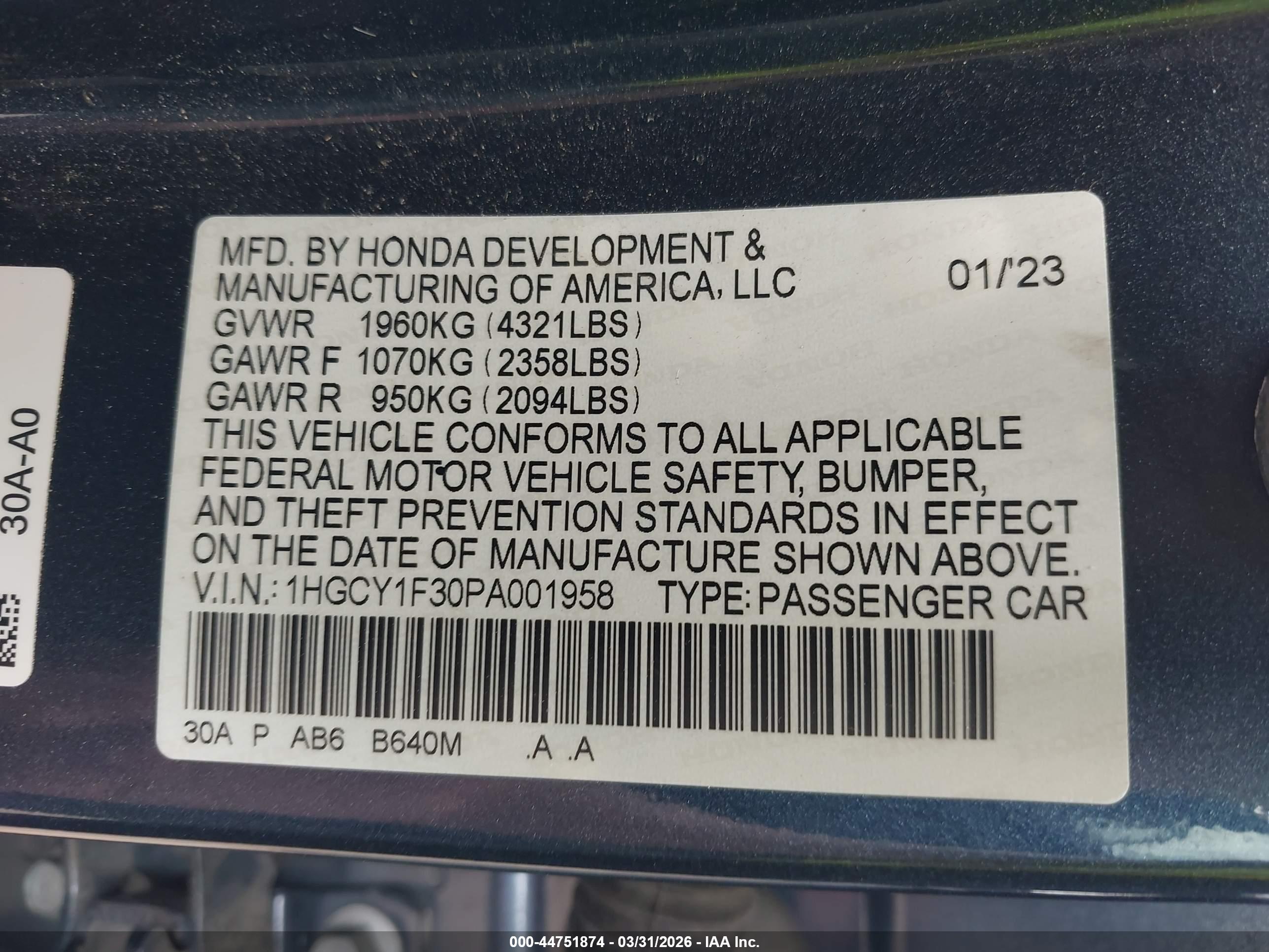 HONDA ACCORD image 9