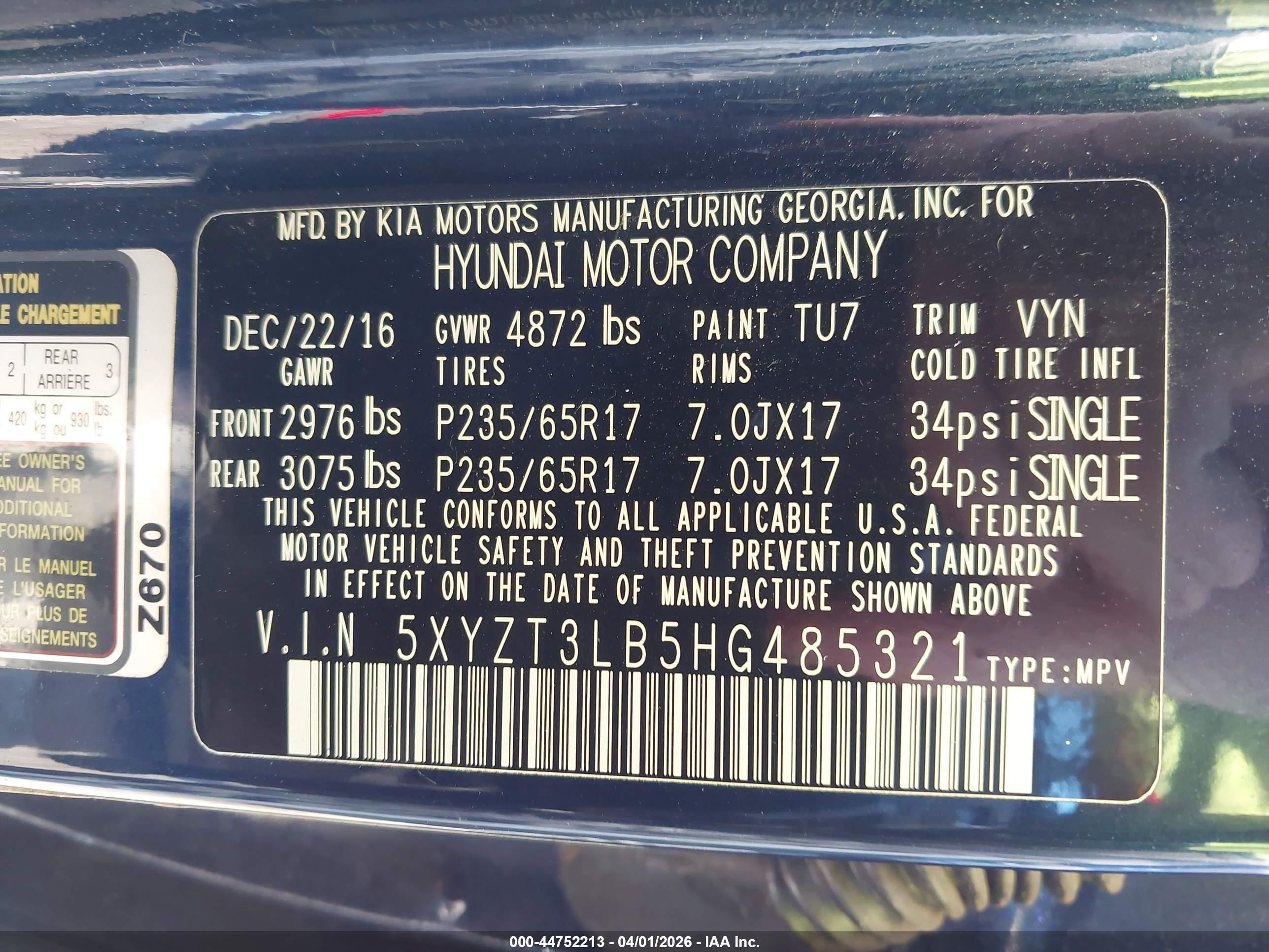 HYUNDAI SANTA image 9