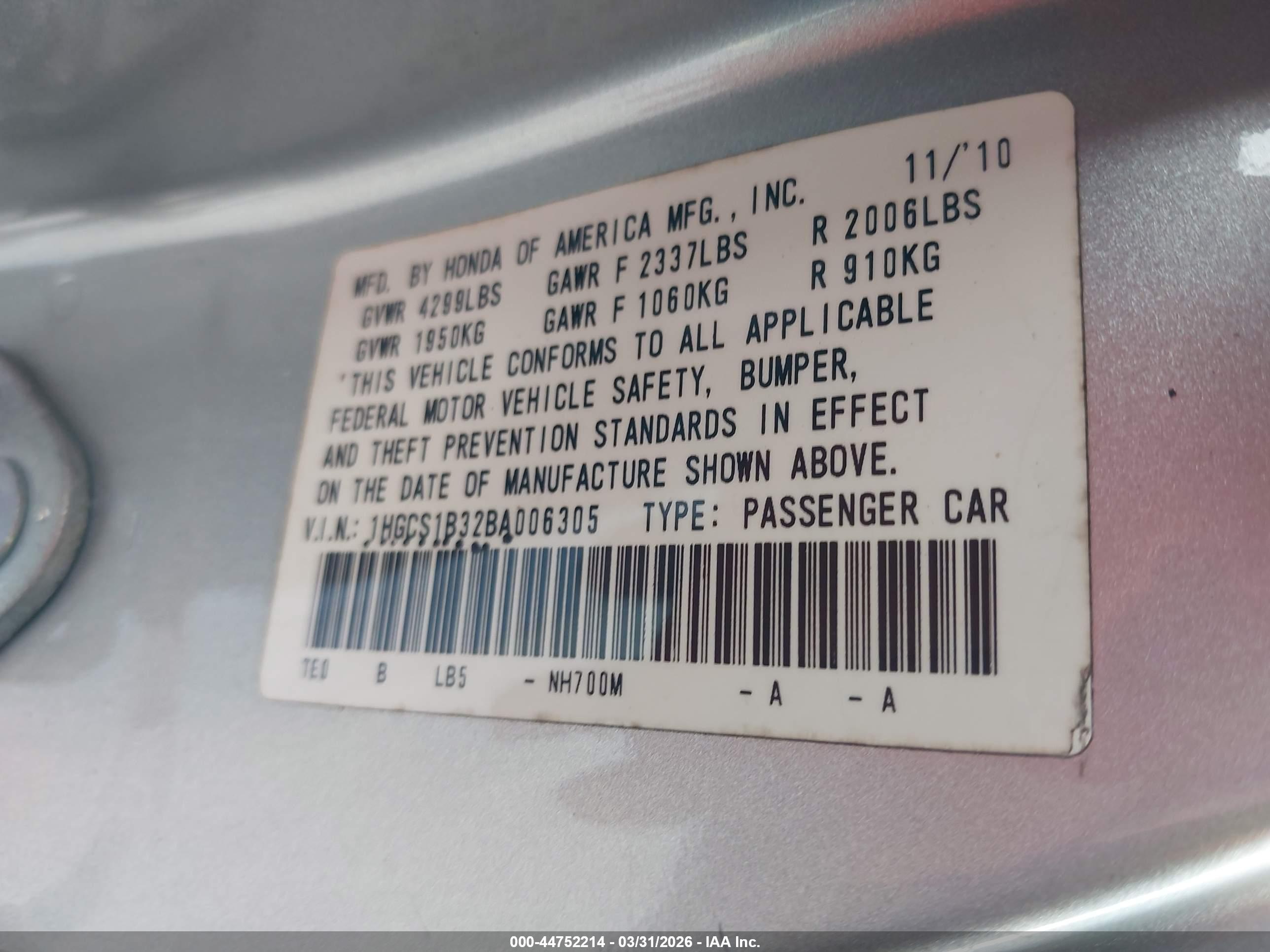 HONDA ACCORD image 9