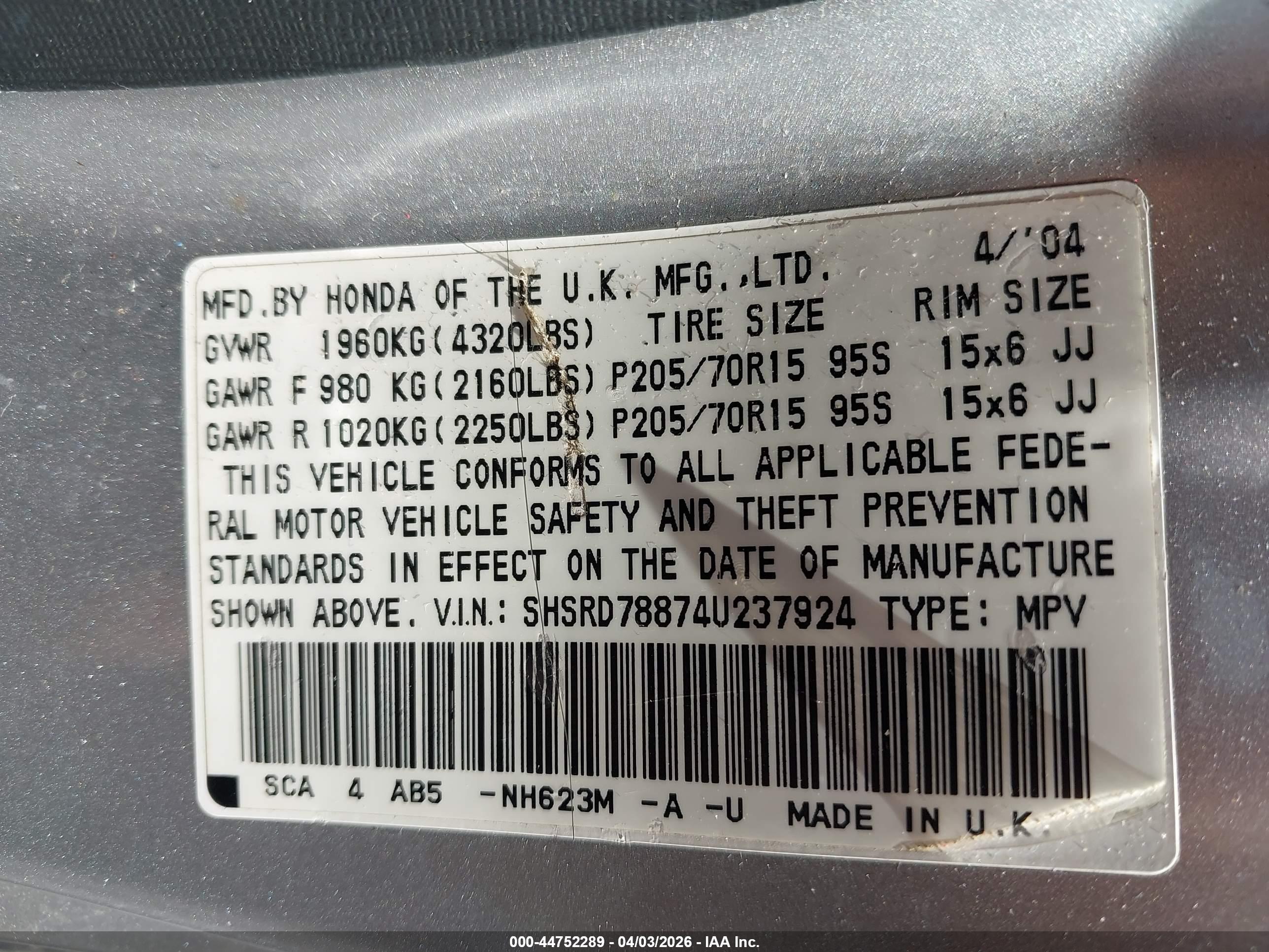 HONDA CR-V image 9