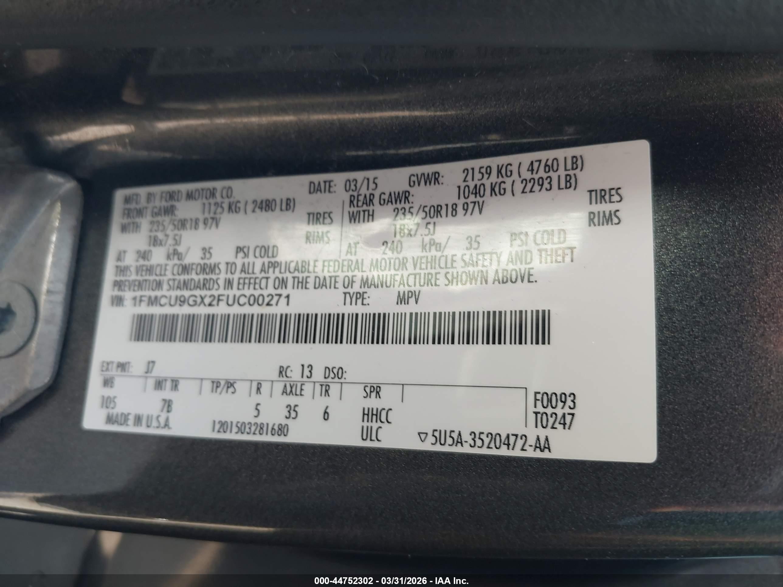 FORD ESCAPE image 9