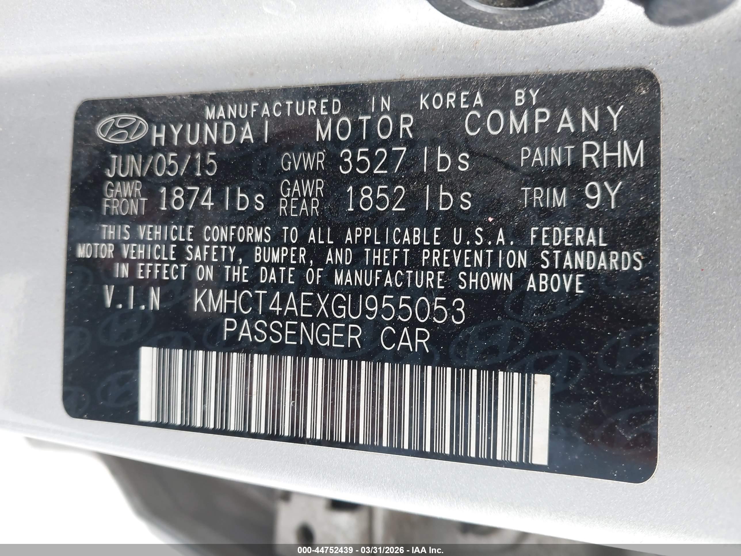 HYUNDAI ACCENT image 9