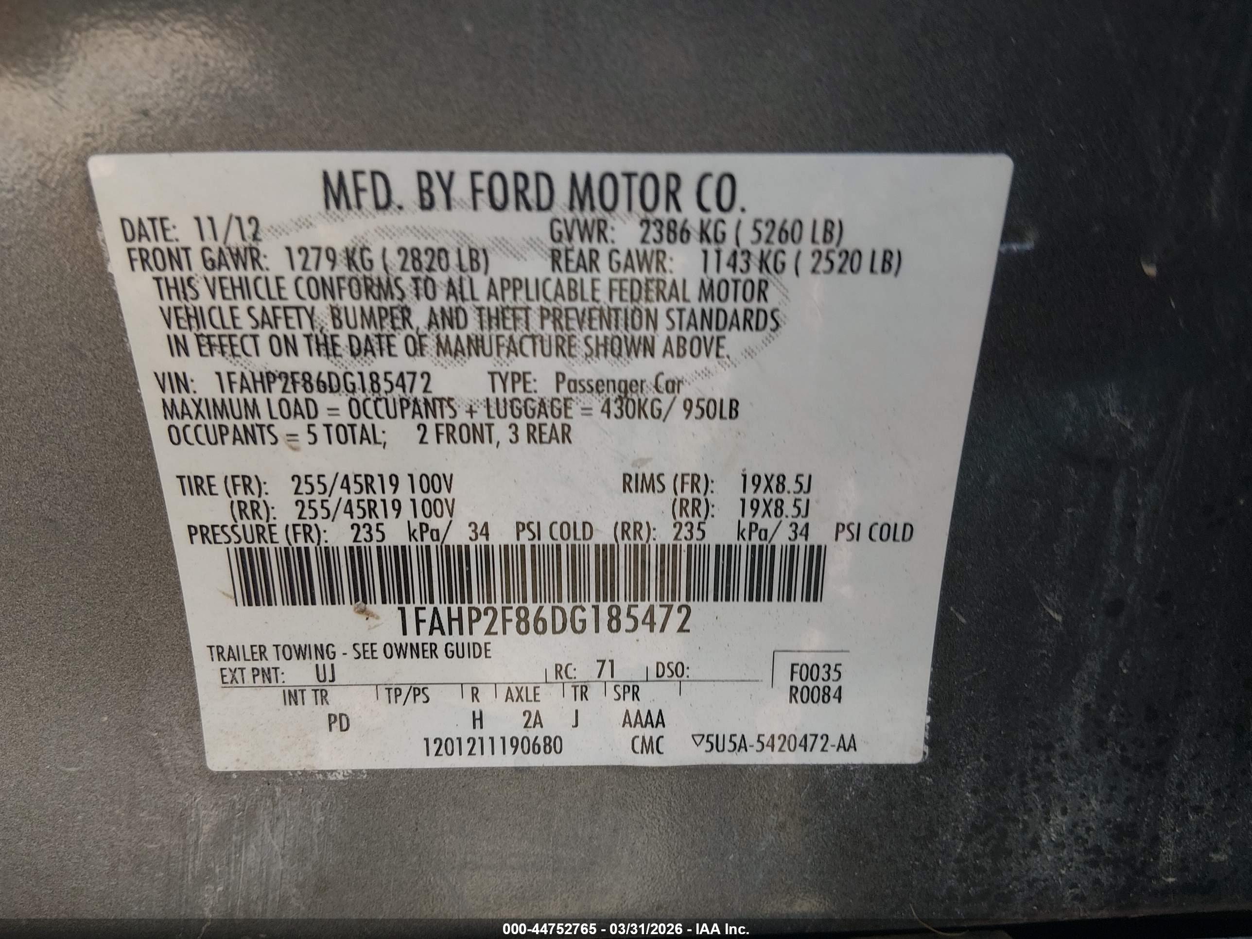 FORD TAURUS image 9