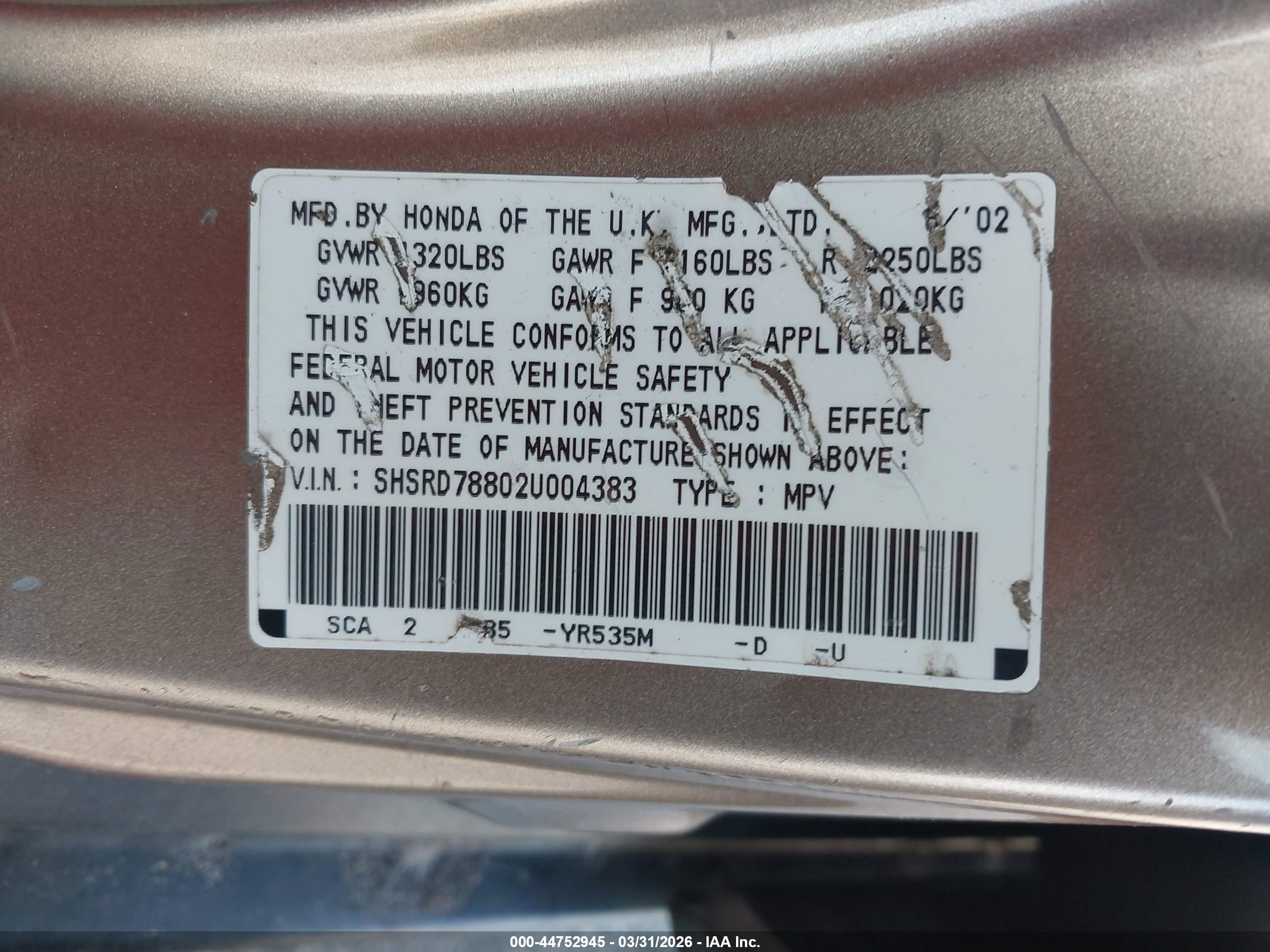 HONDA CR-V image 9