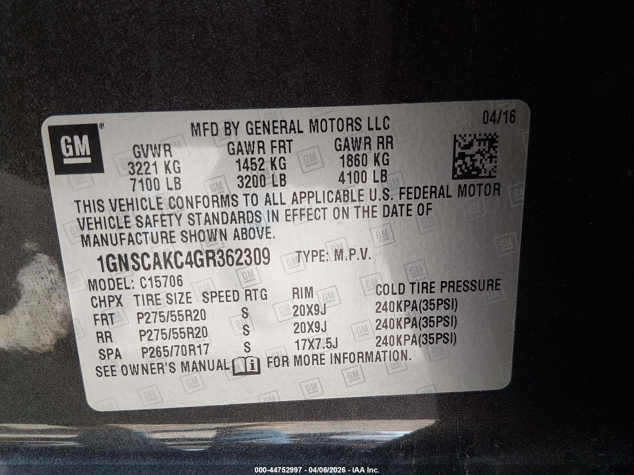 CHEVROLET TAHOE image 9