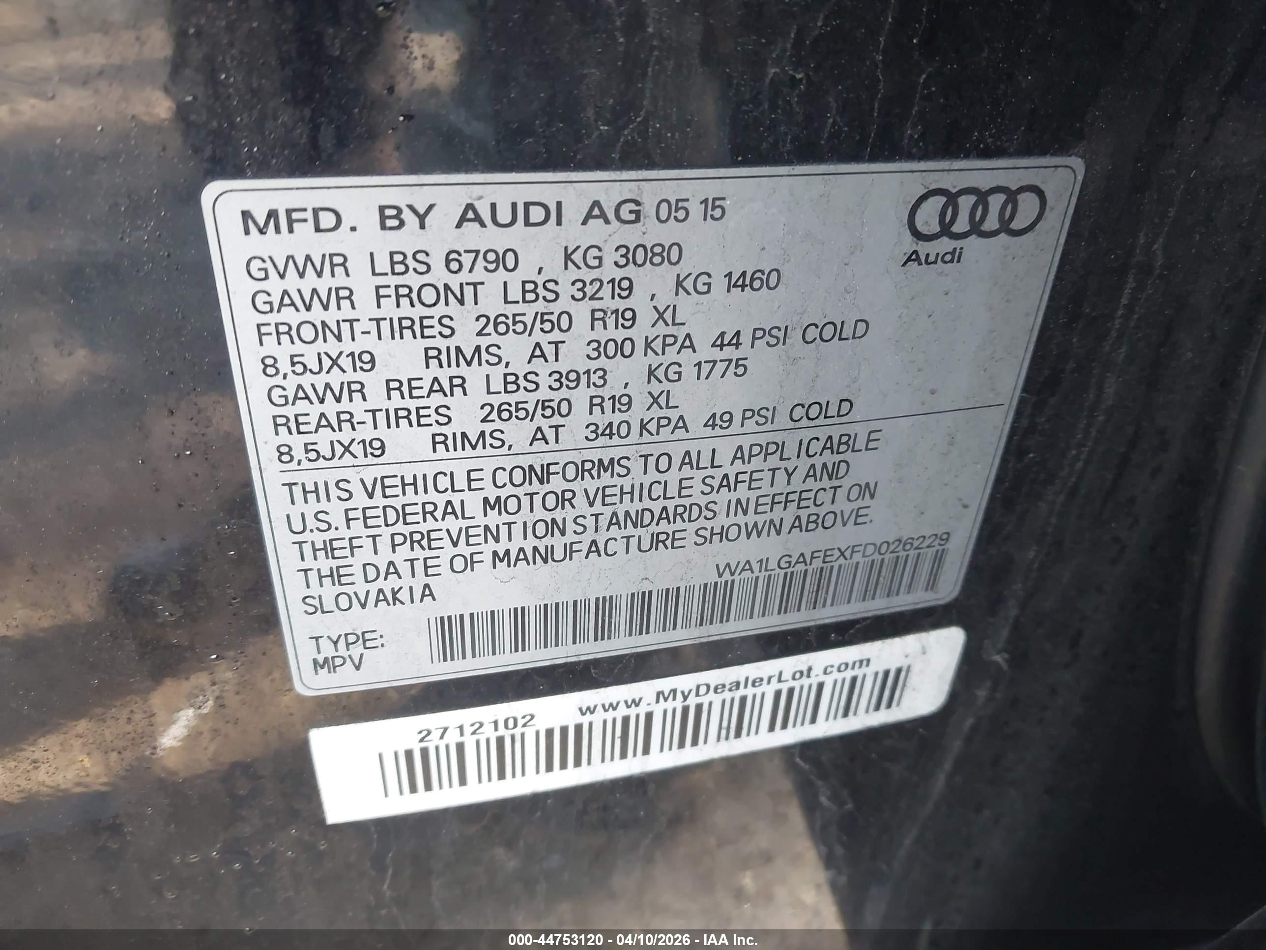 AUDI Q7 image 9