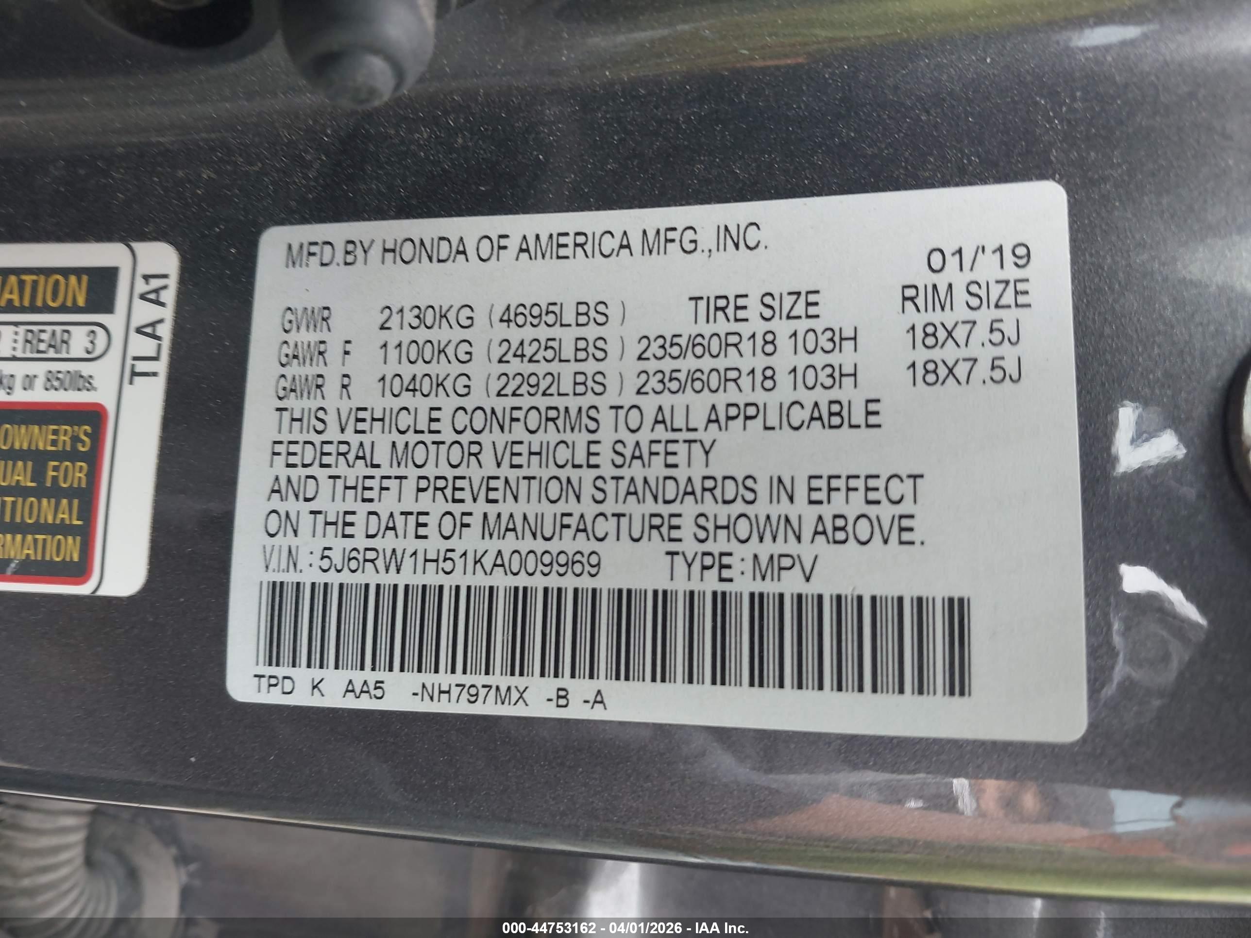 HONDA CR-V image 9