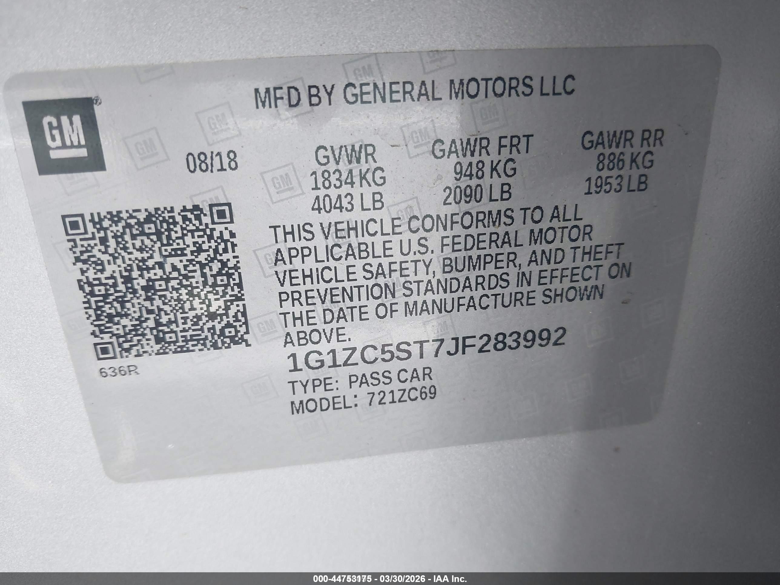 CHEVROLET MALIBU image 9