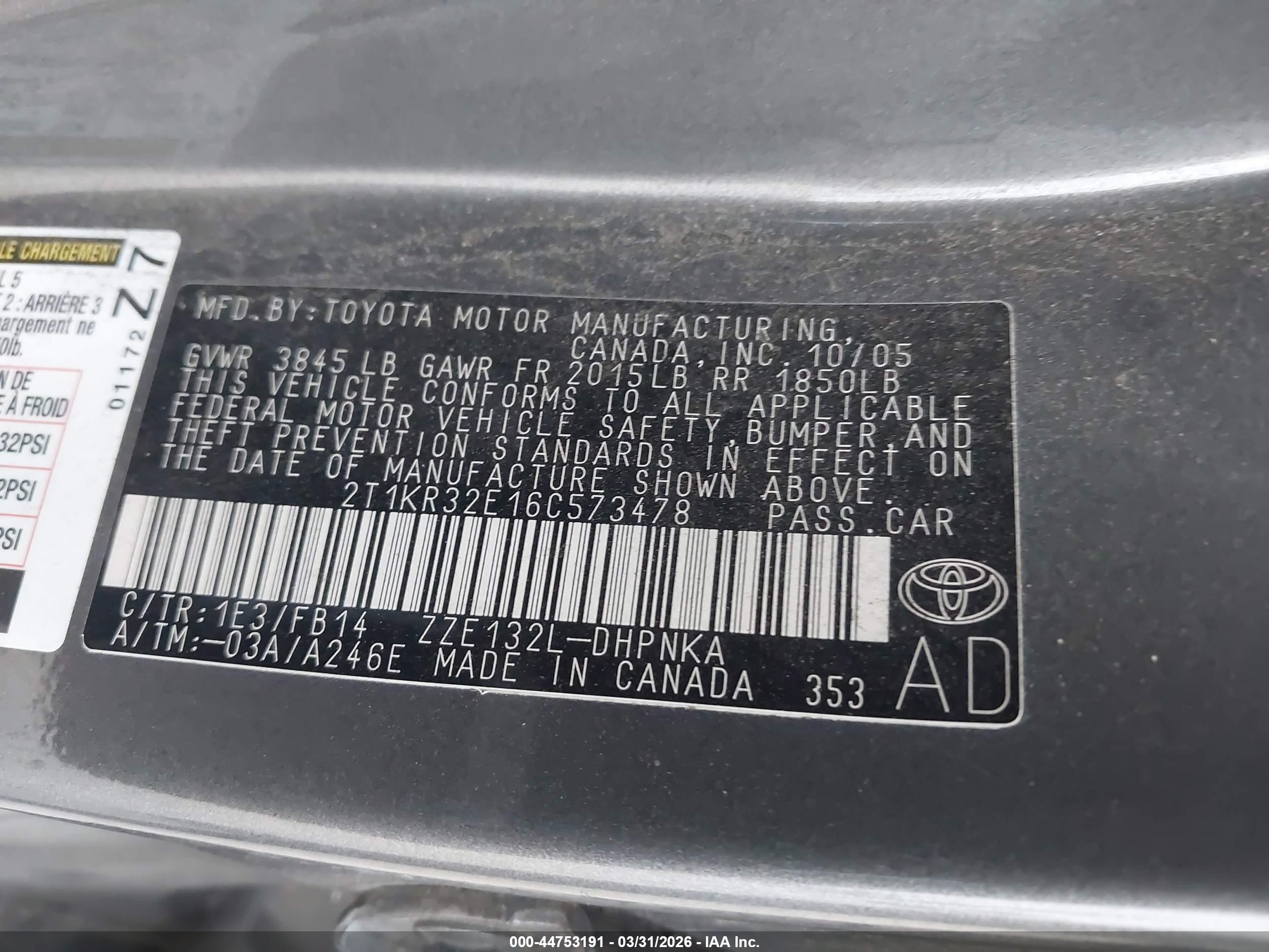 TOYOTA MATRIX image 9