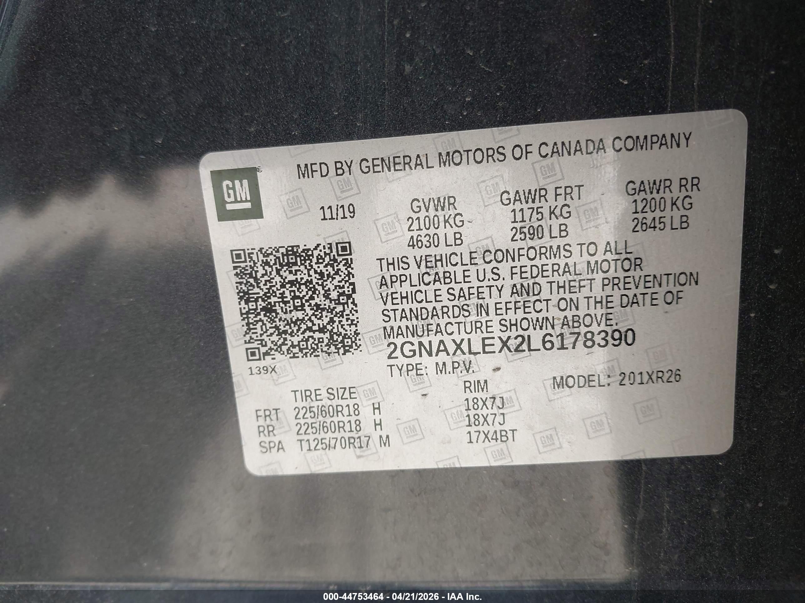 CHEVROLET EQUINOX image 9