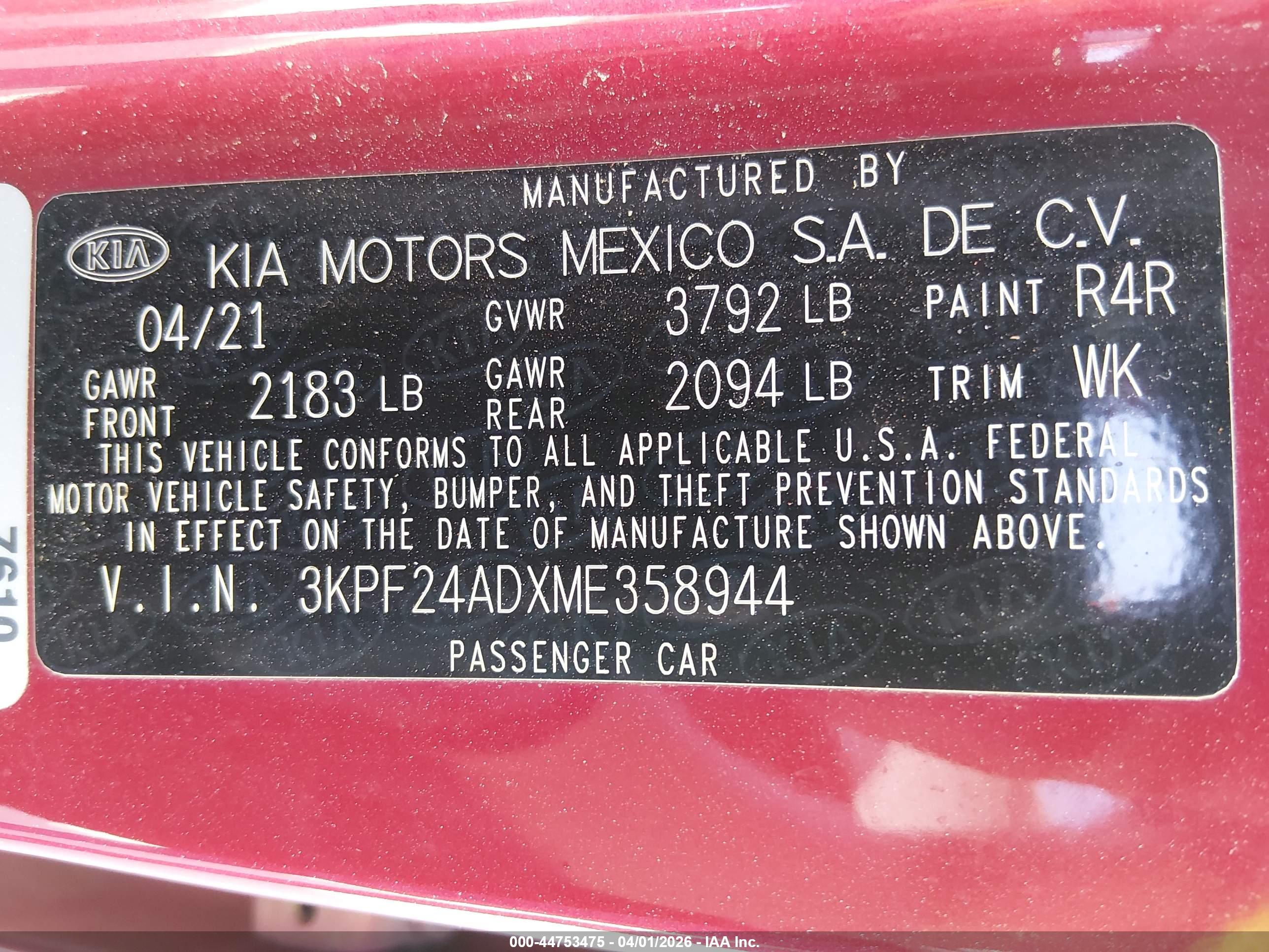 KIA FORTE image 9