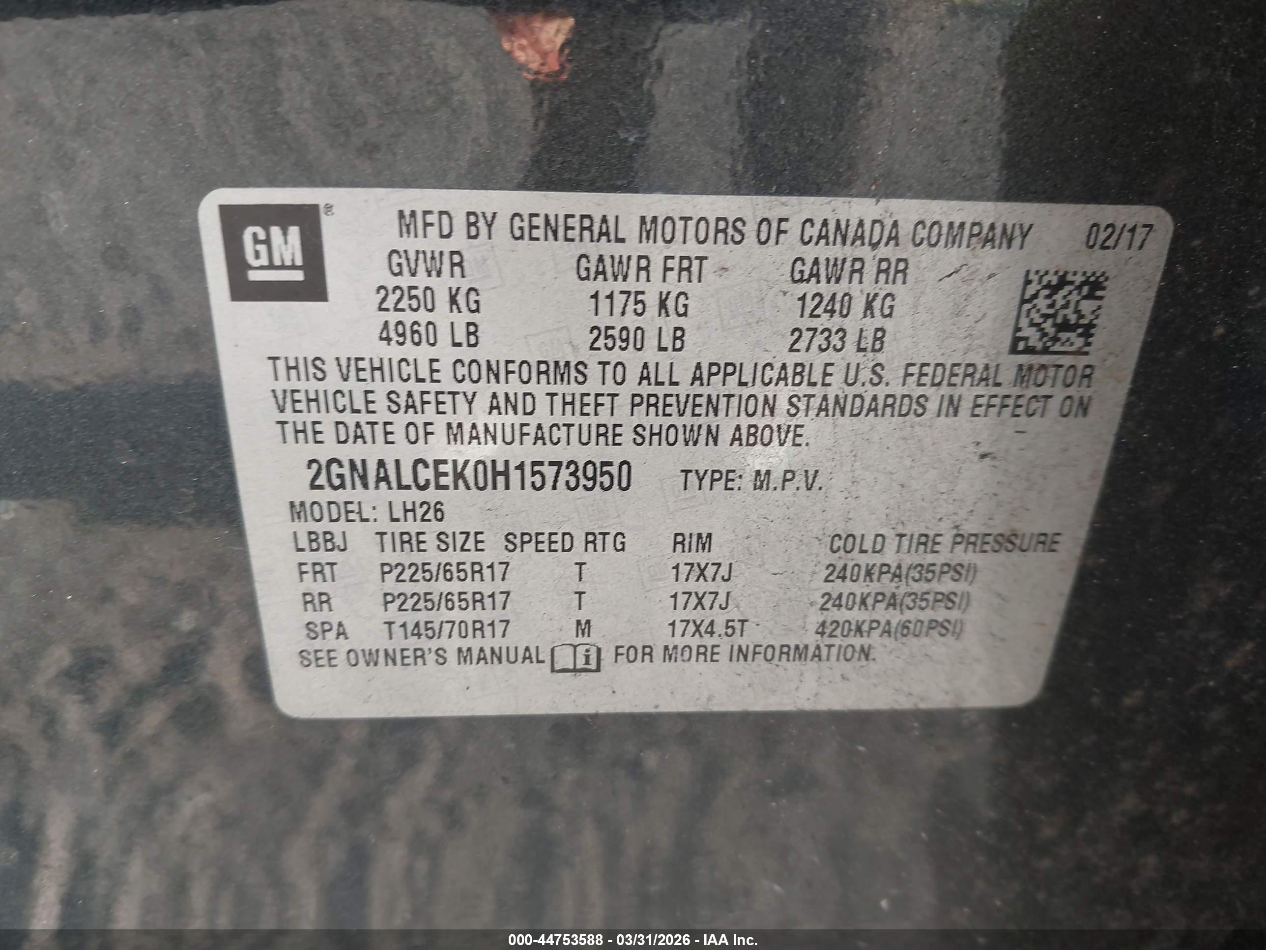 CHEVROLET EQUINOX image 9