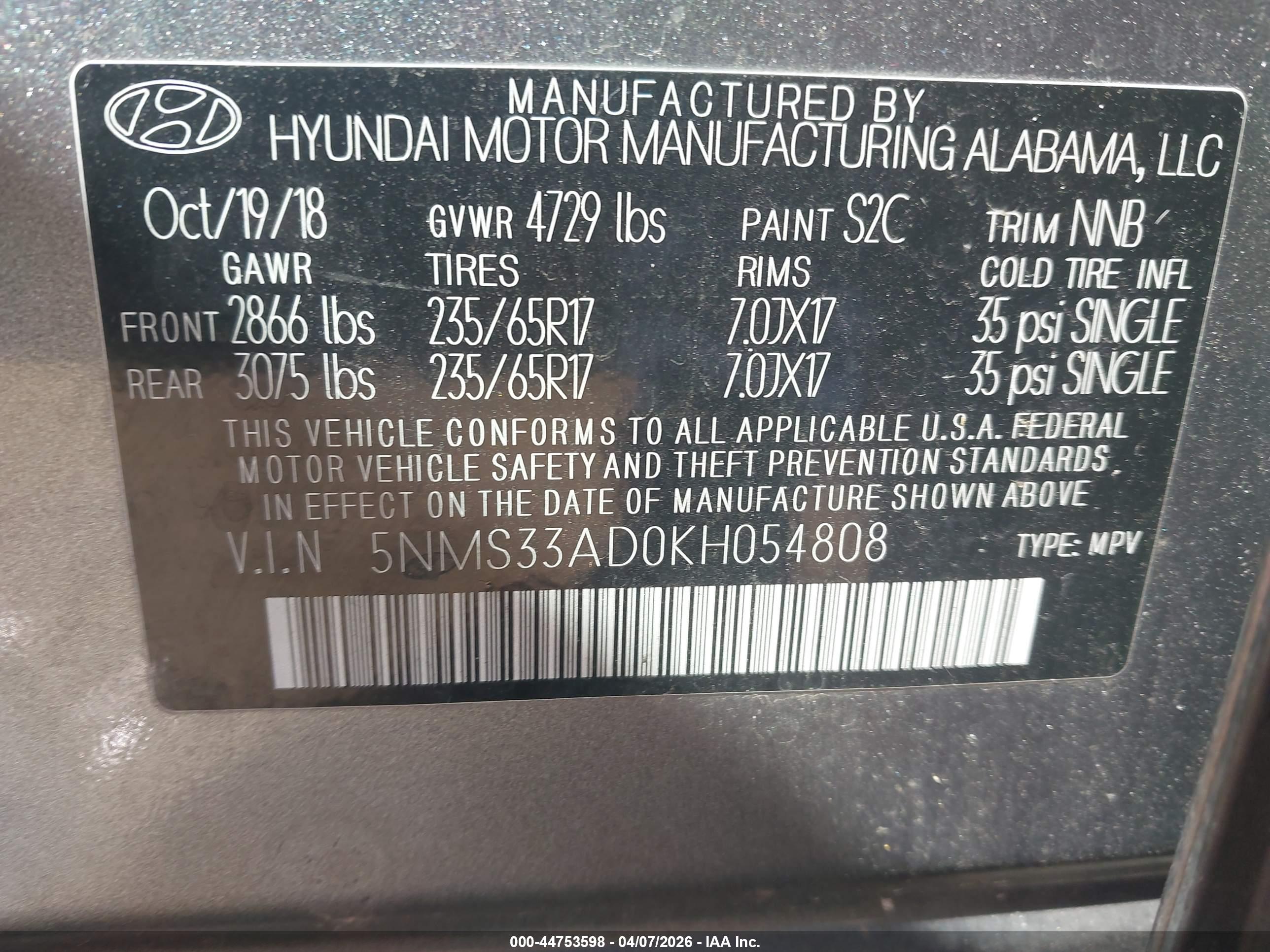 HYUNDAI SANTA image 9