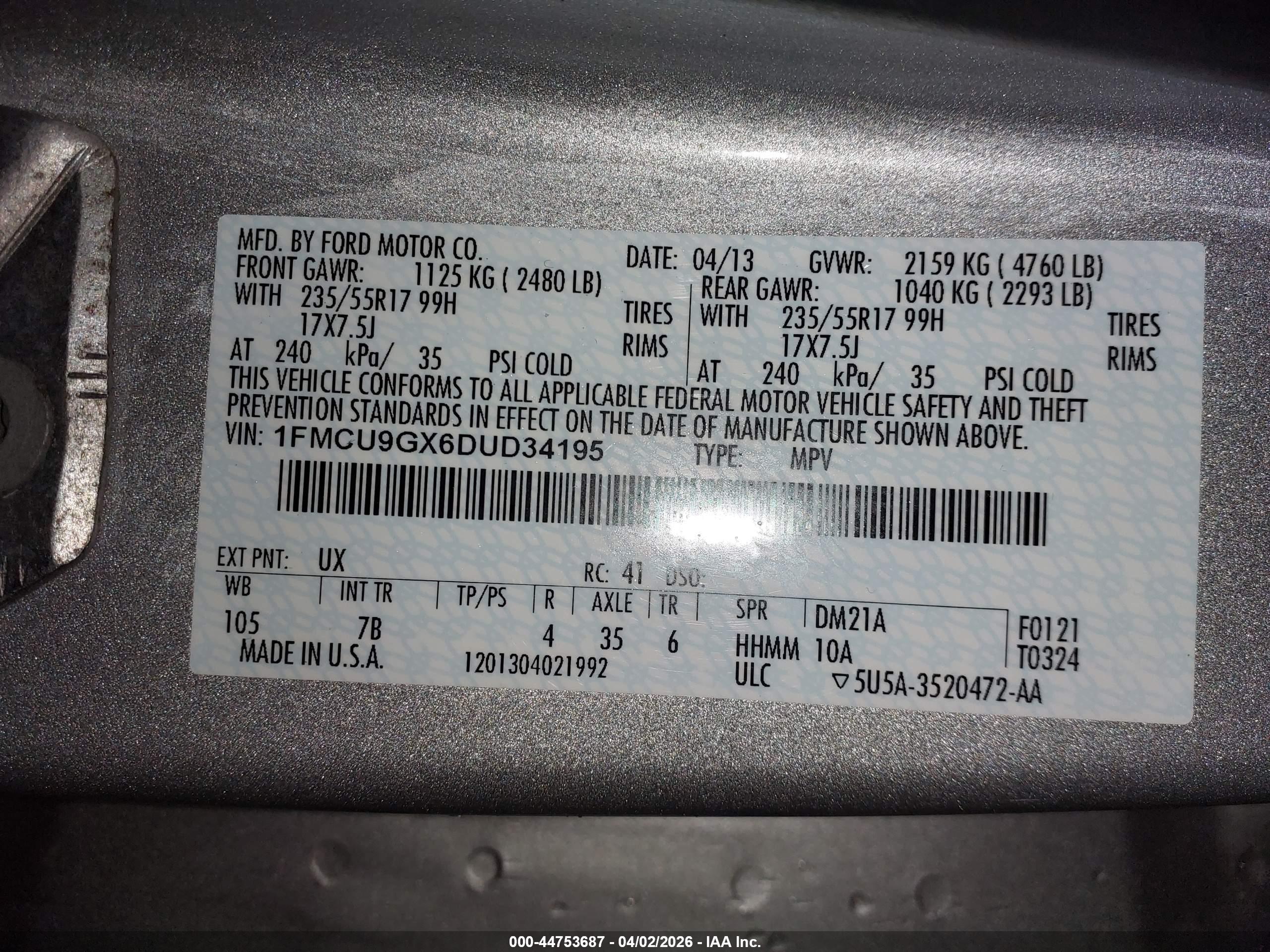 FORD ESCAPE image 9