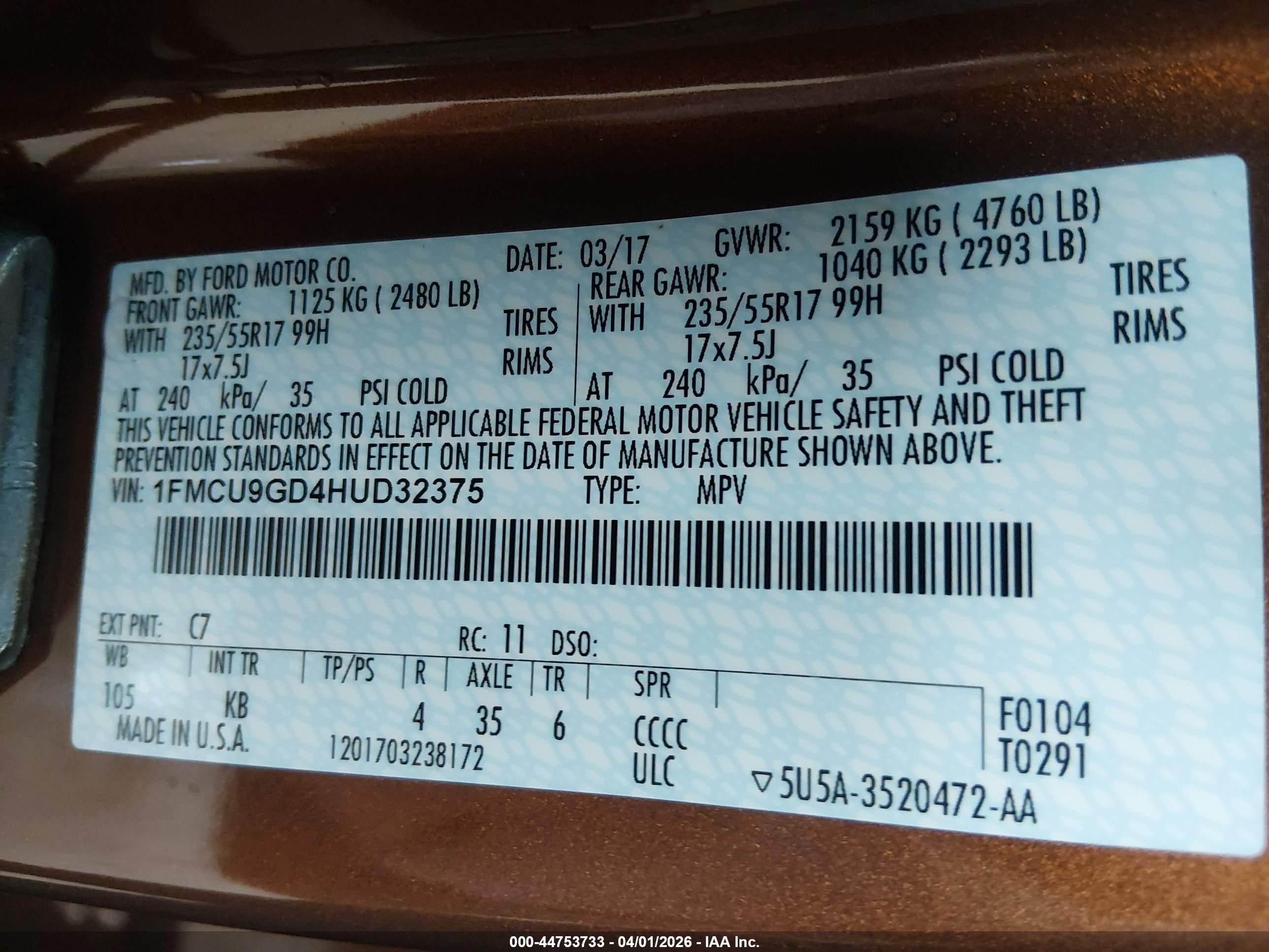 FORD ESCAPE image 9