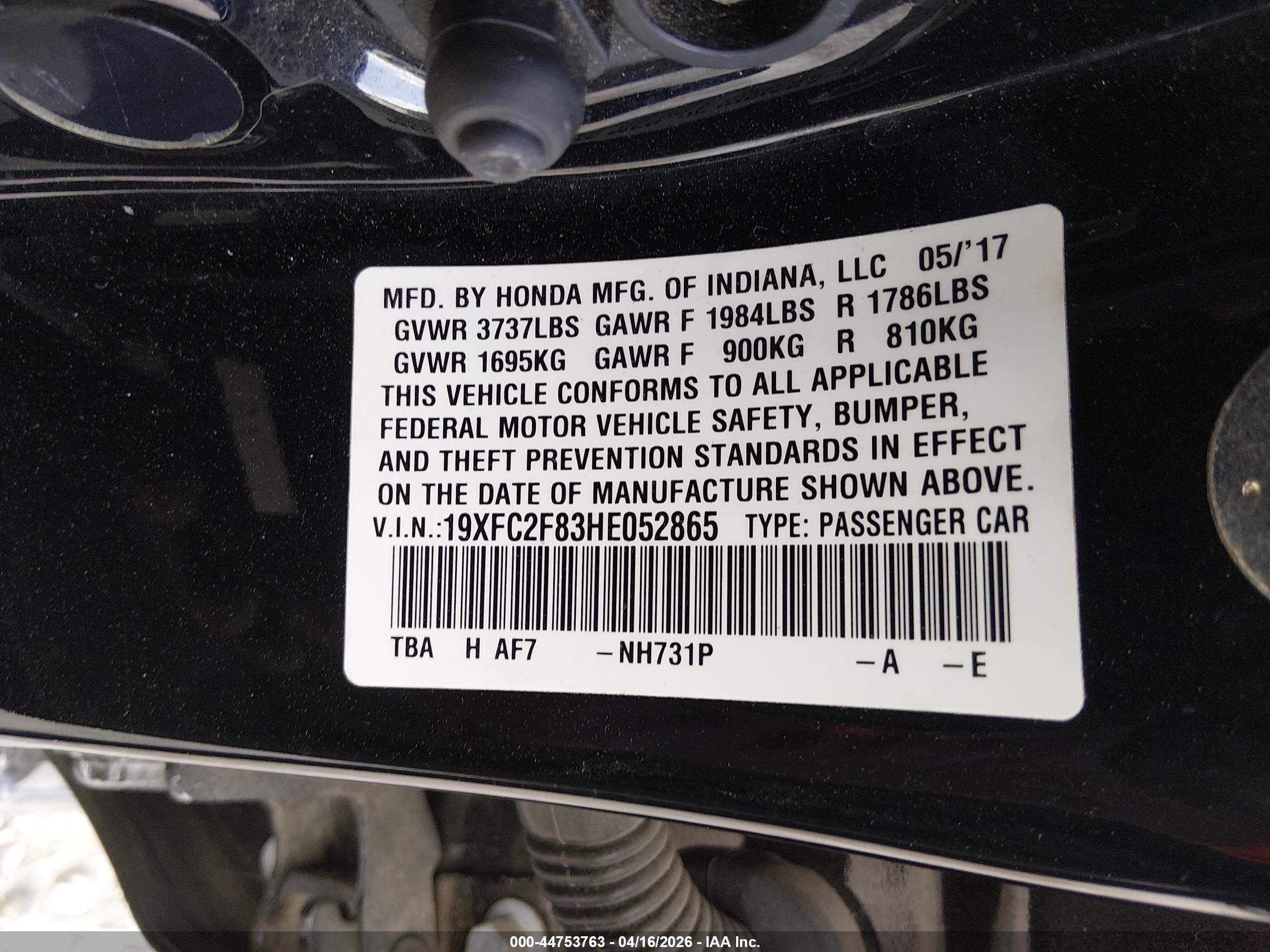 HONDA CIVIC image 9