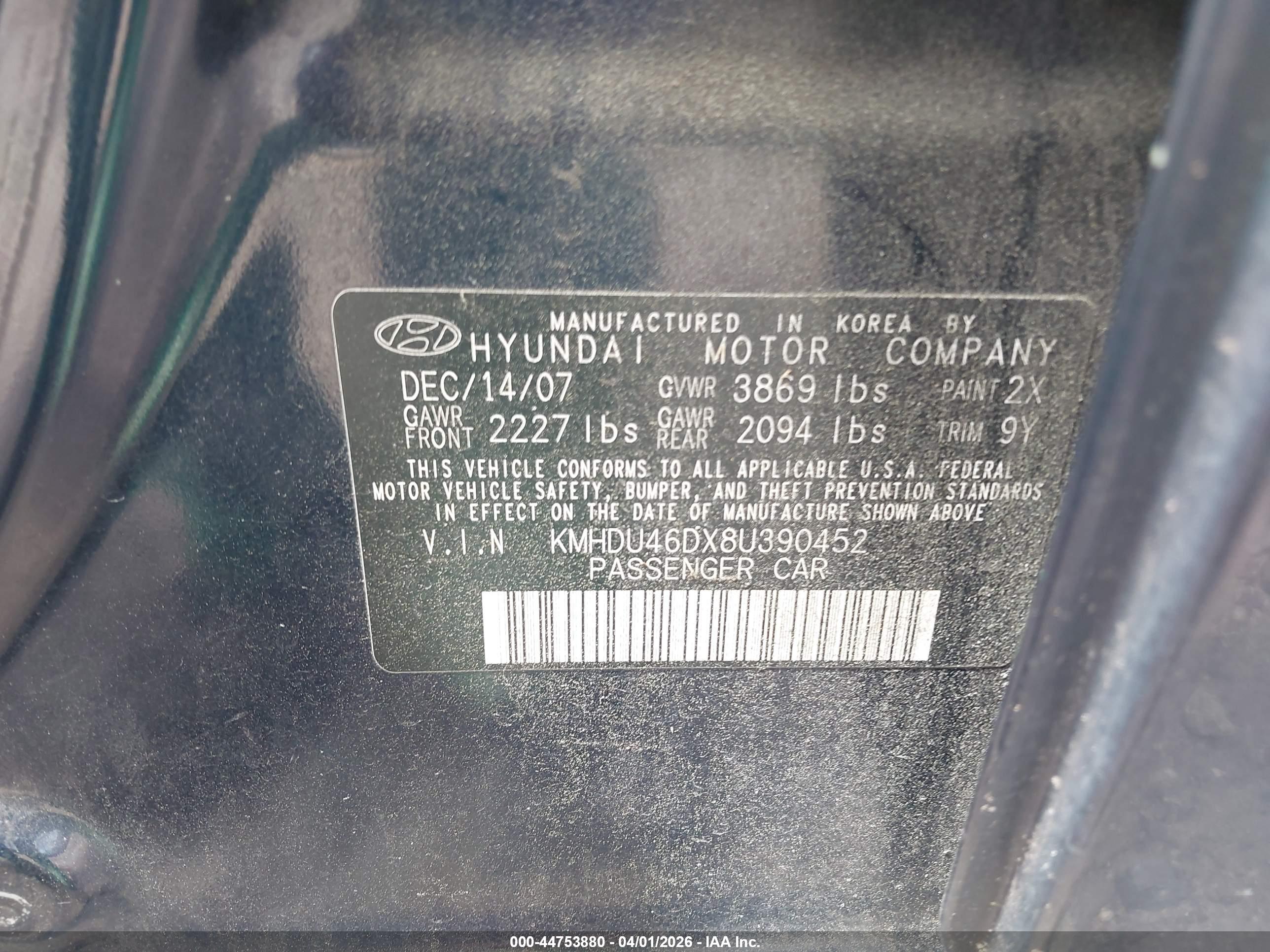 HYUNDAI ELANTRA image 9
