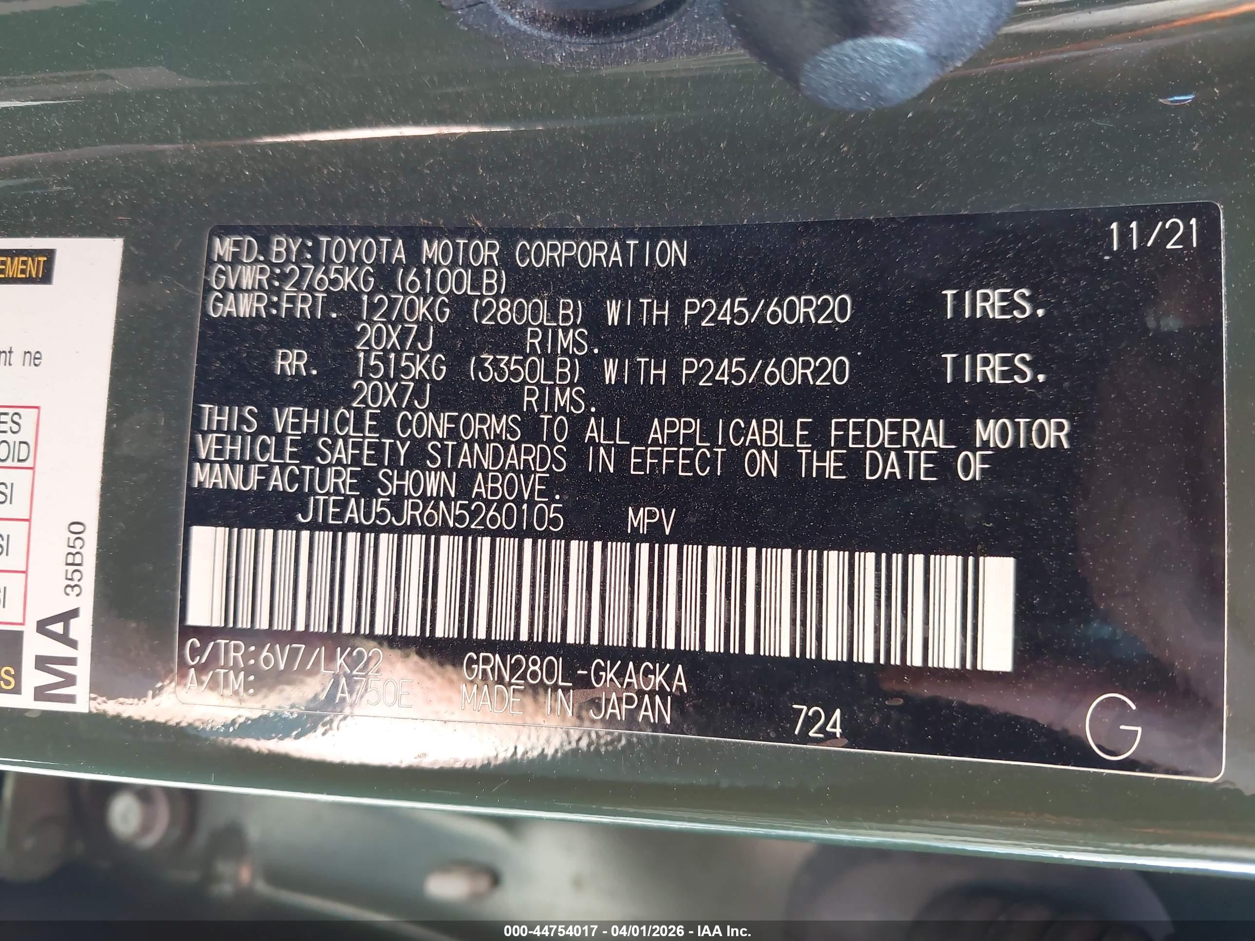 TOYOTA 4RUNNER image 9