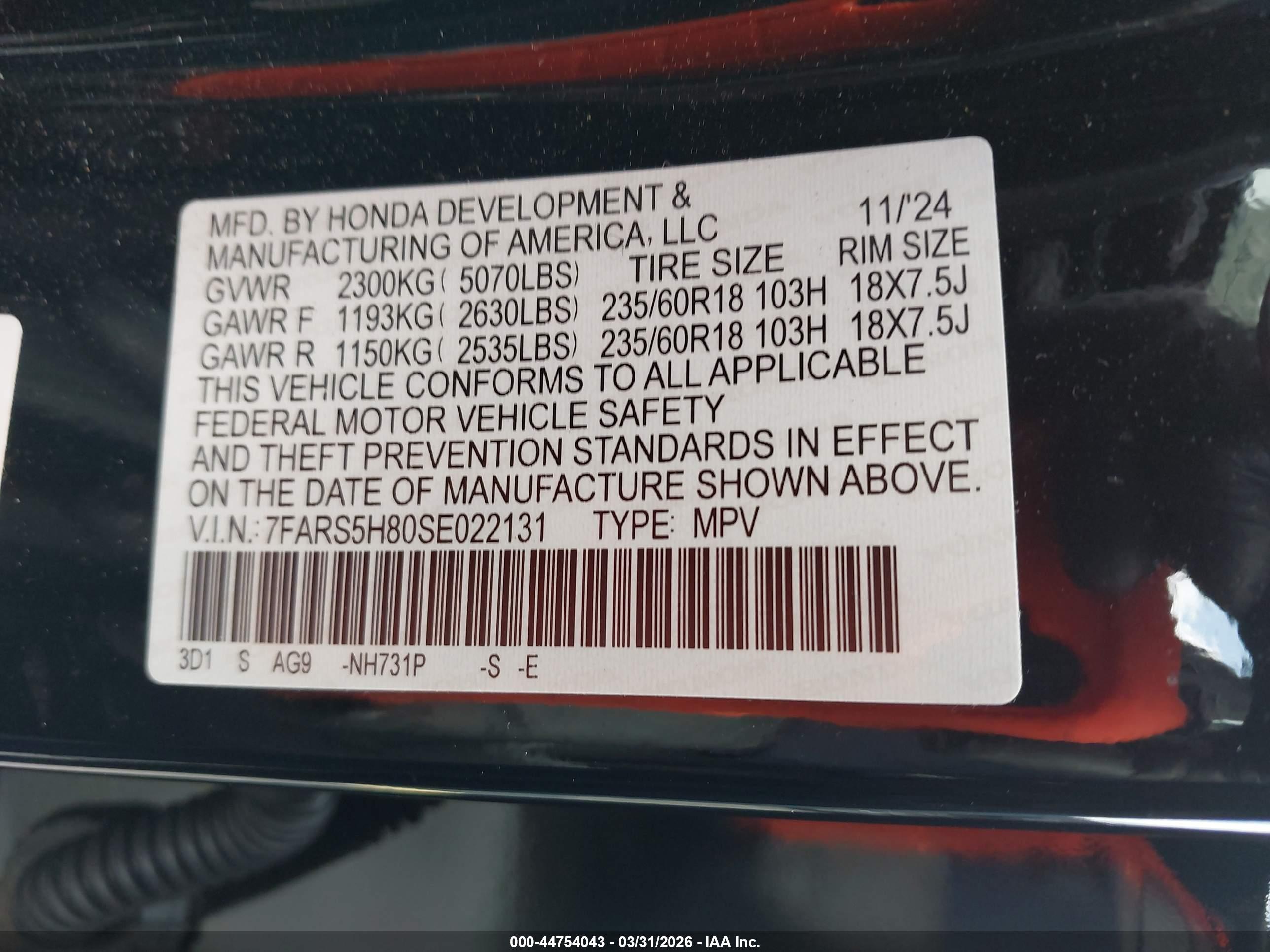 HONDA CR-V image 9