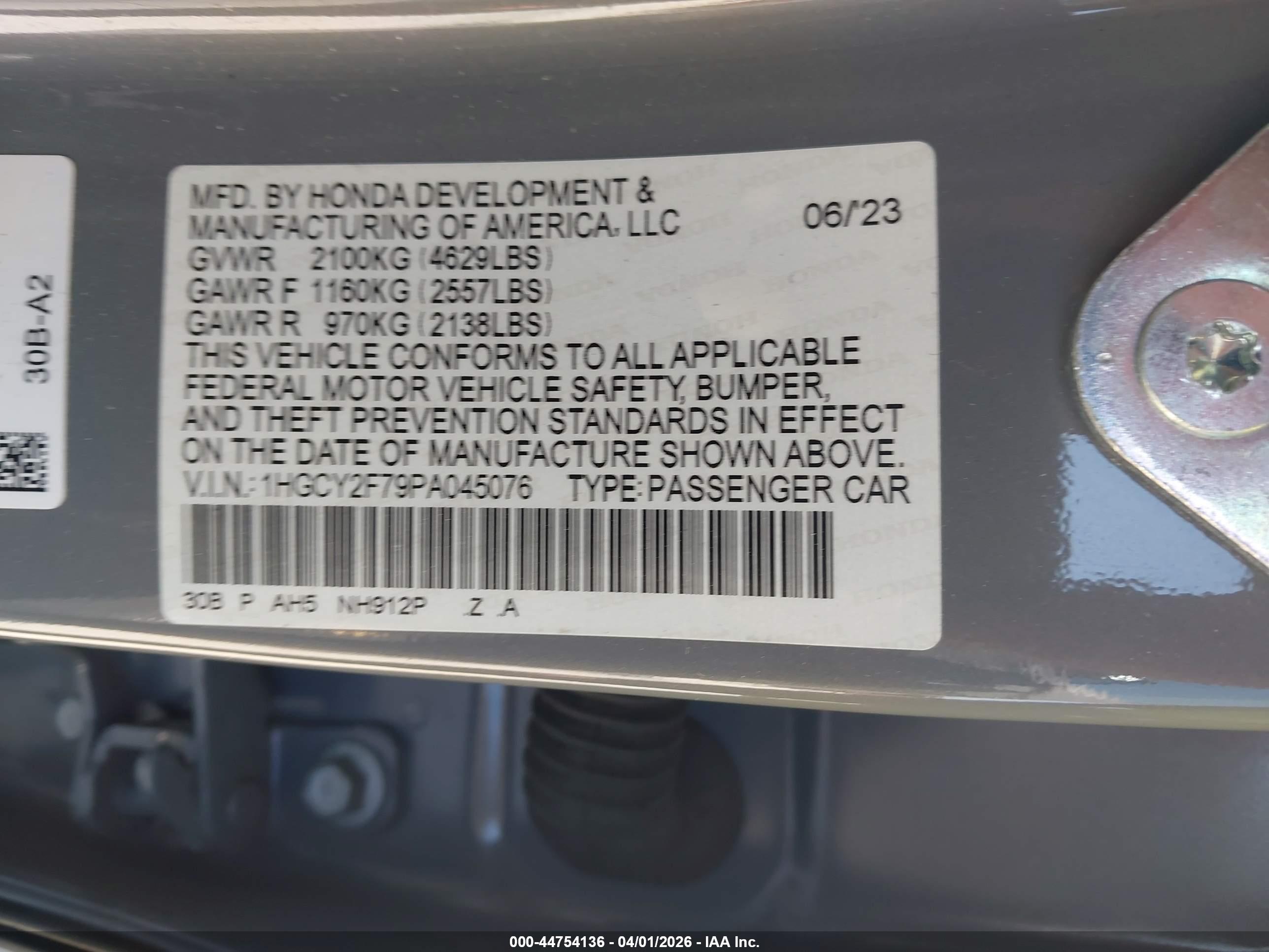HONDA ACCORD image 9