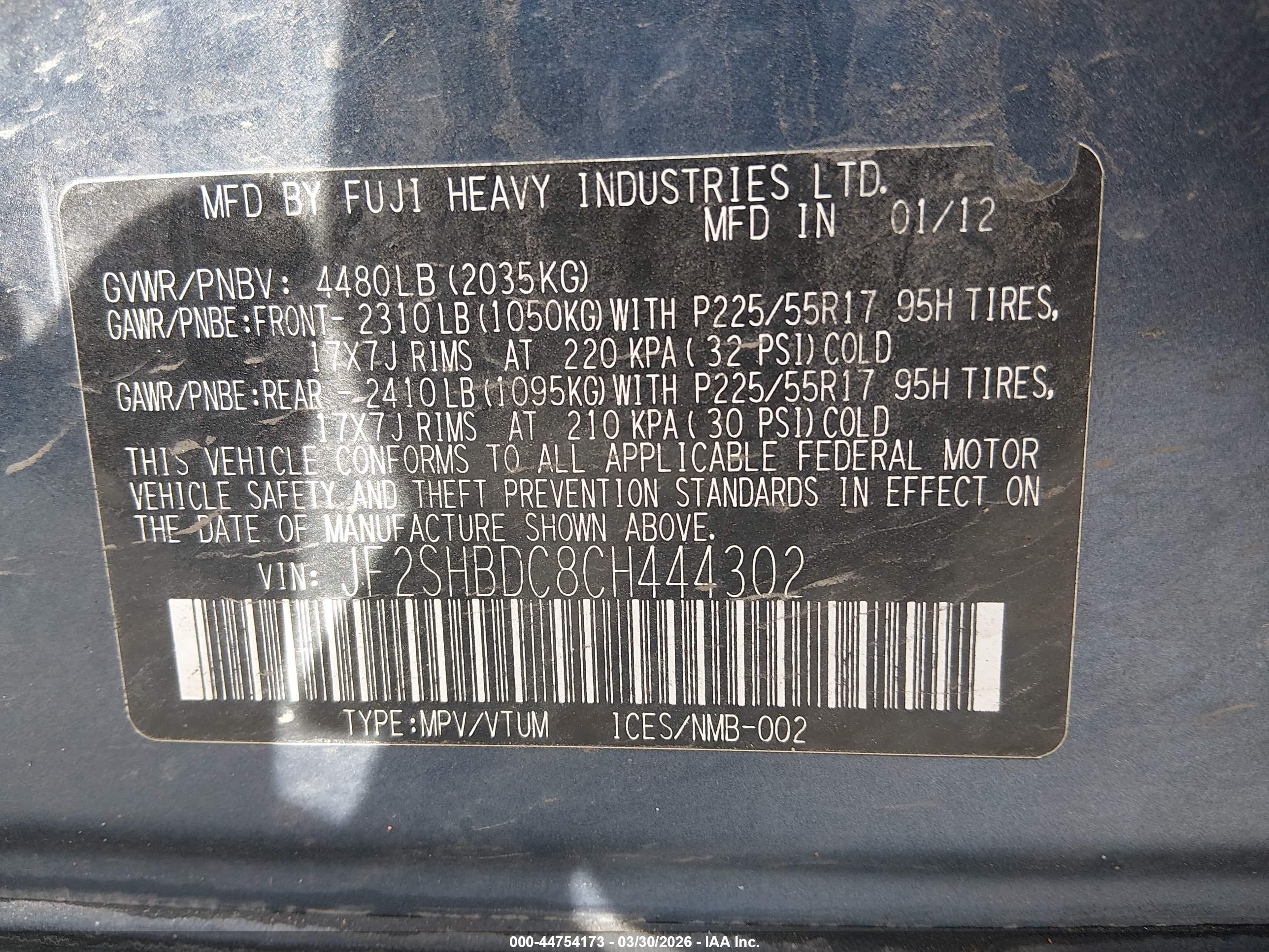 SUBARU FORESTER image 9