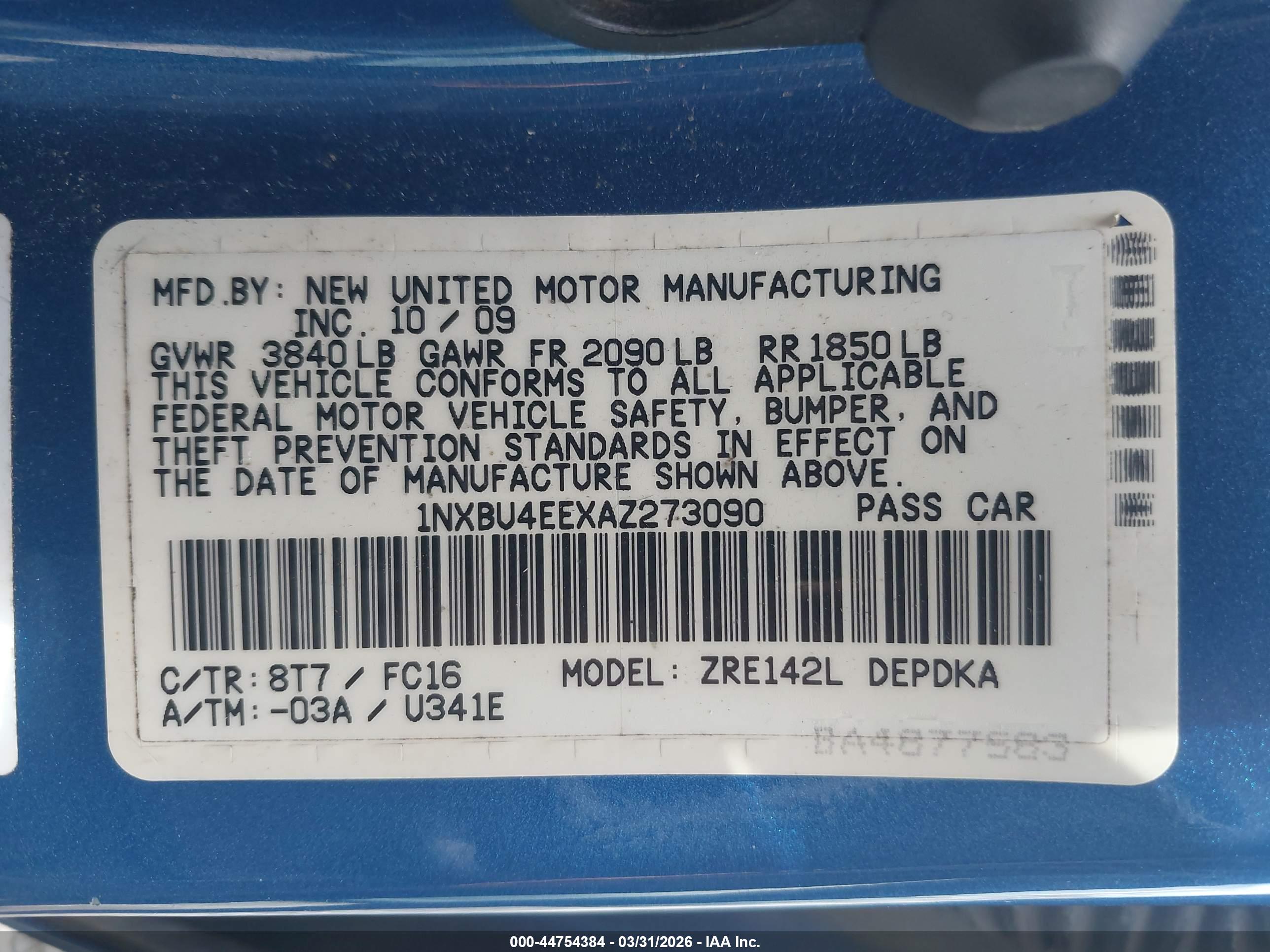 TOYOTA COROLLA image 9