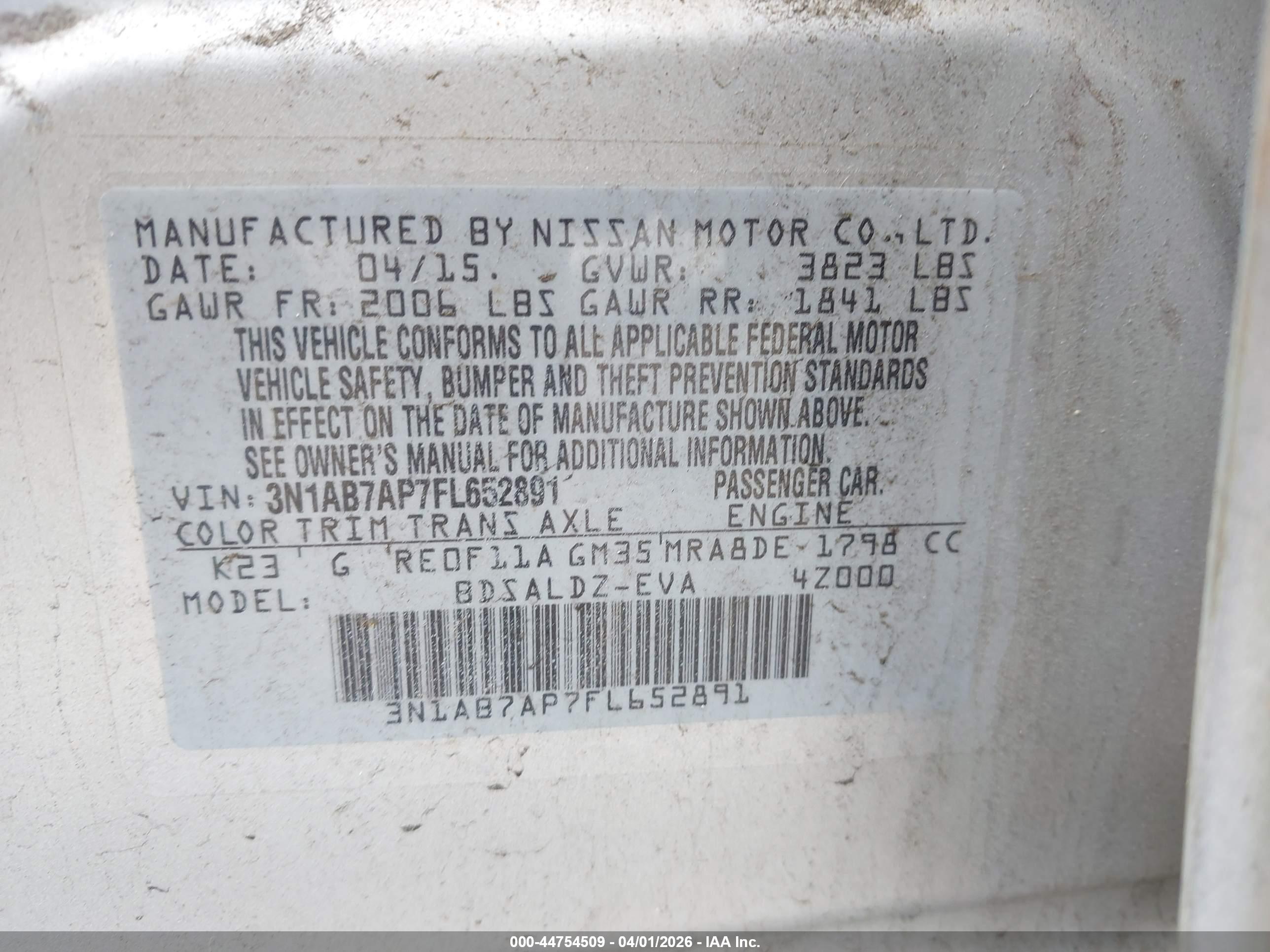 NISSAN SENTRA image 9