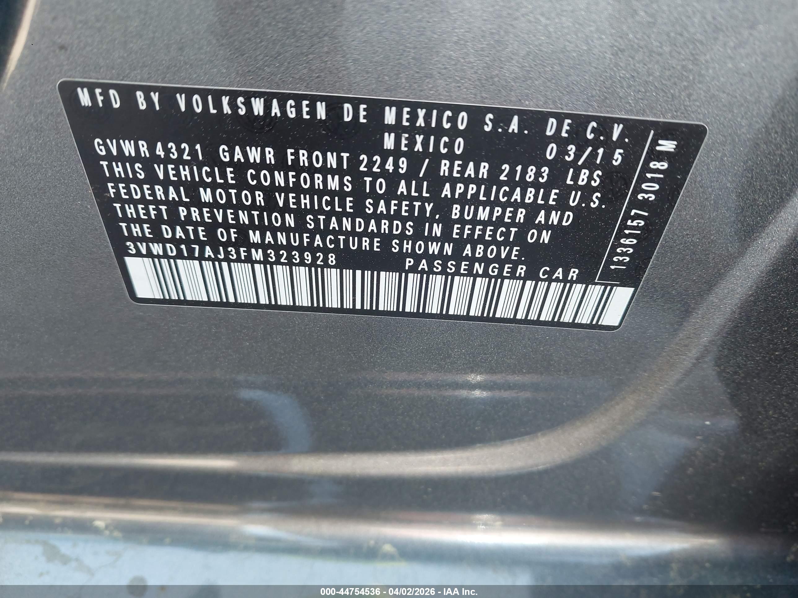 VOLKSWAGEN JETTA image 9