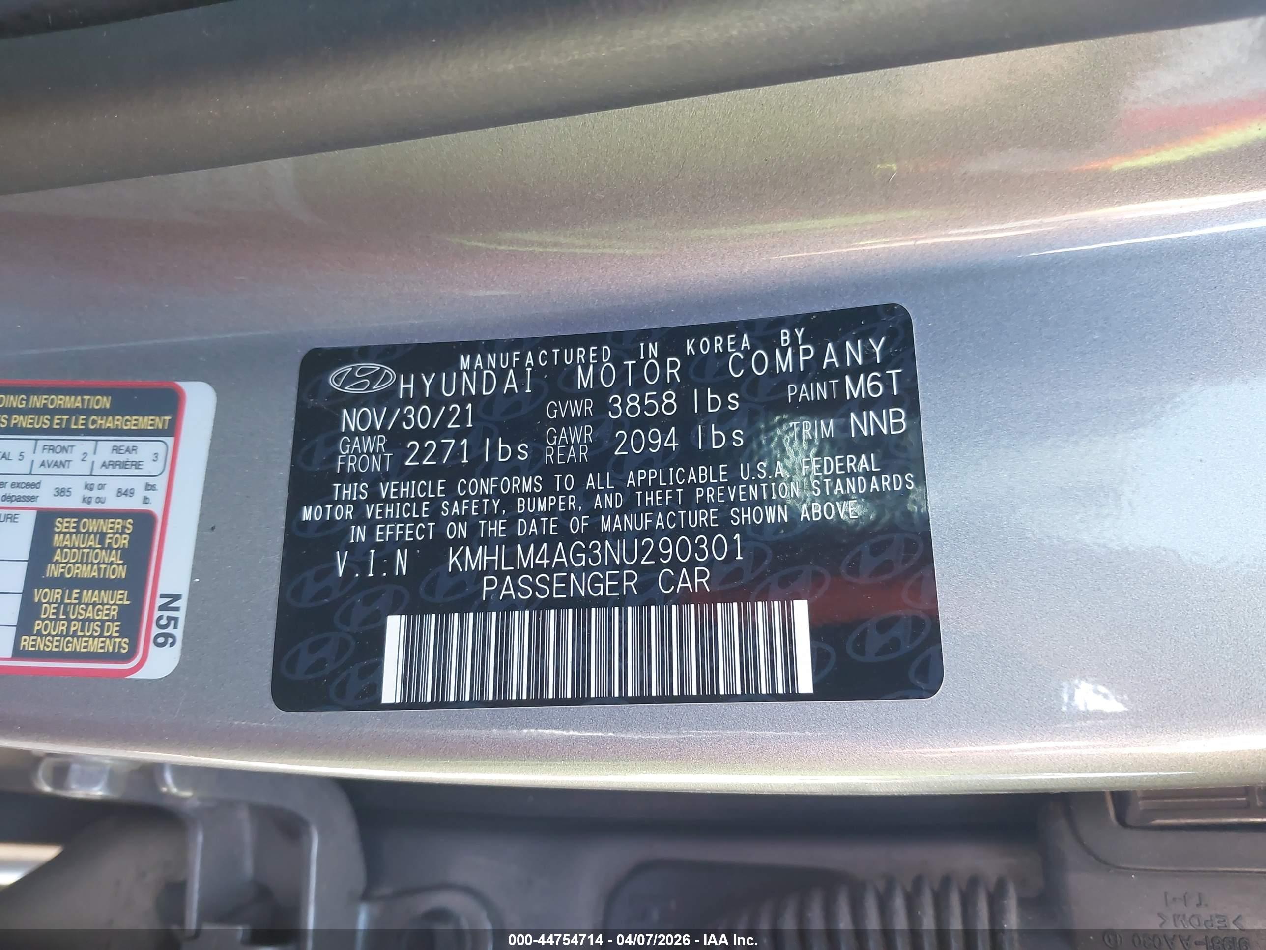 HYUNDAI ELANTRA image 9