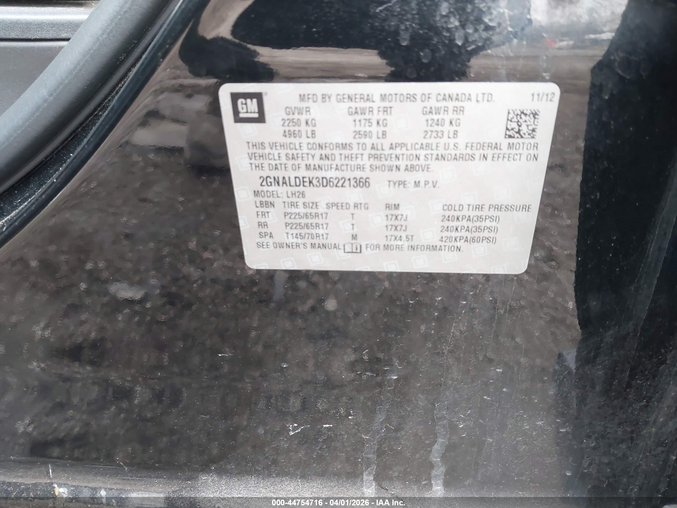 CHEVROLET EQUINOX image 9