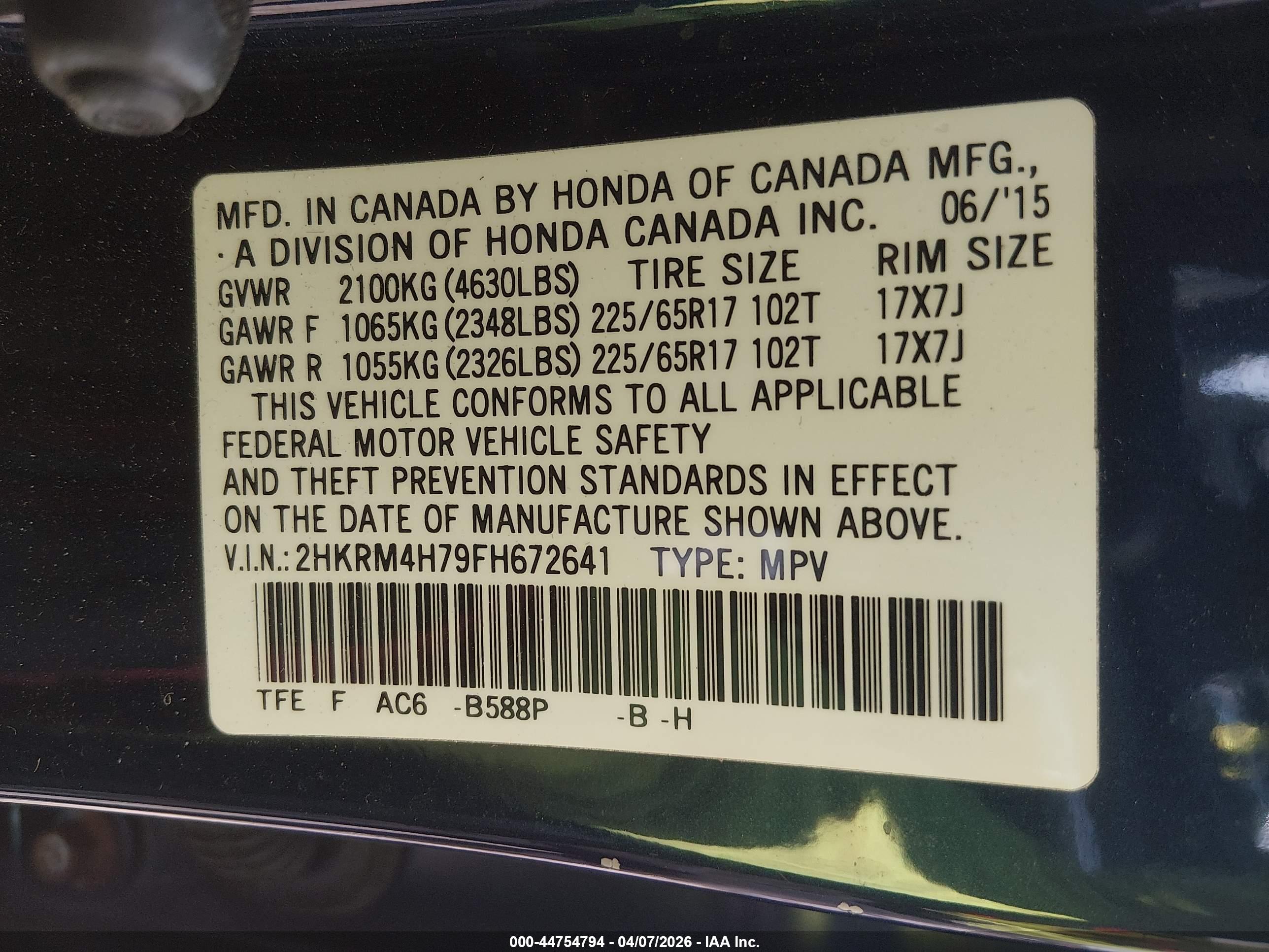 HONDA CR-V image 9