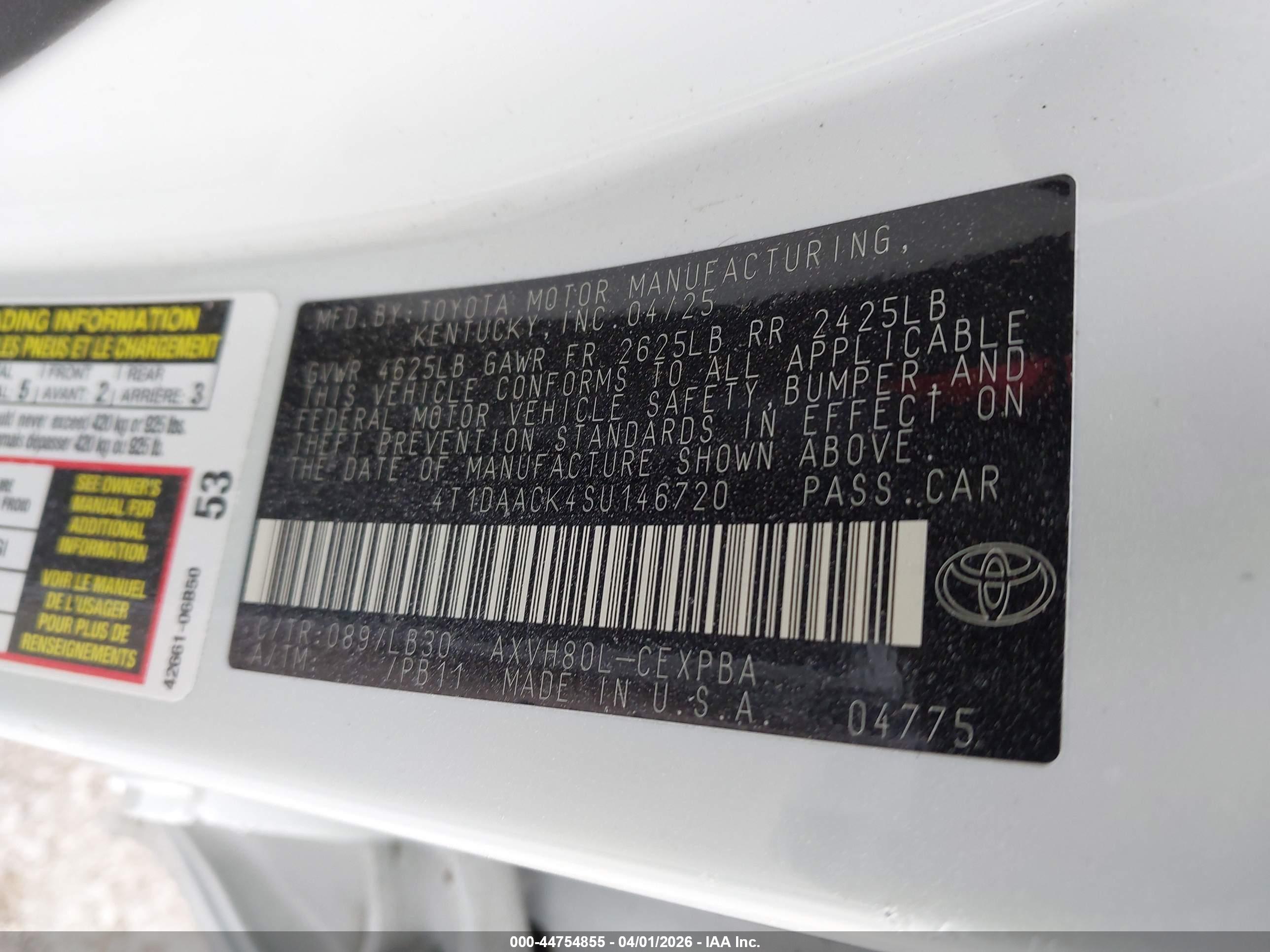 TOYOTA CAMRY image 9