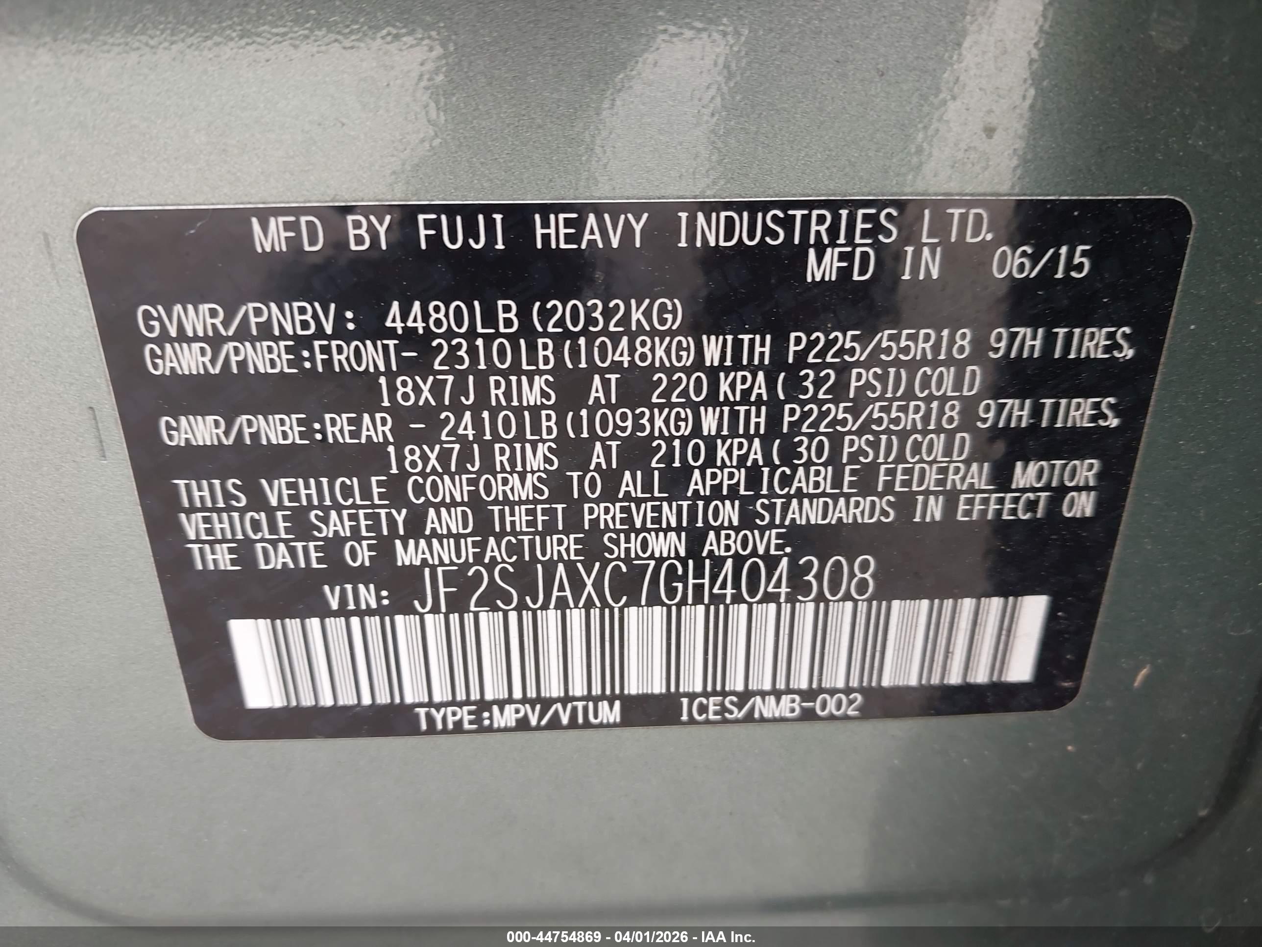 SUBARU FORESTER image 9