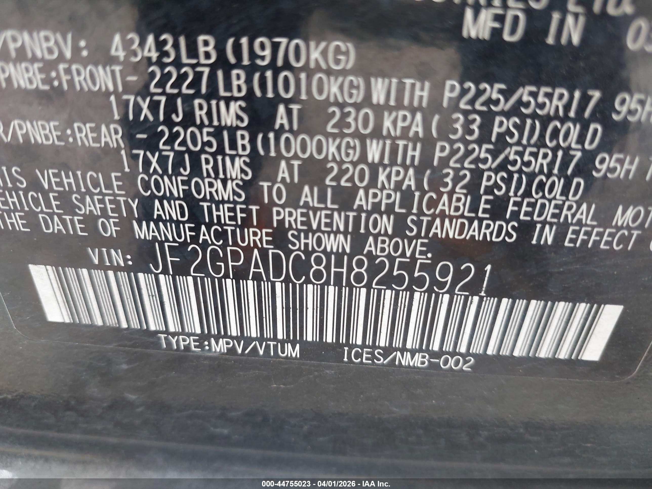 SUBARU CROSSTREK image 9