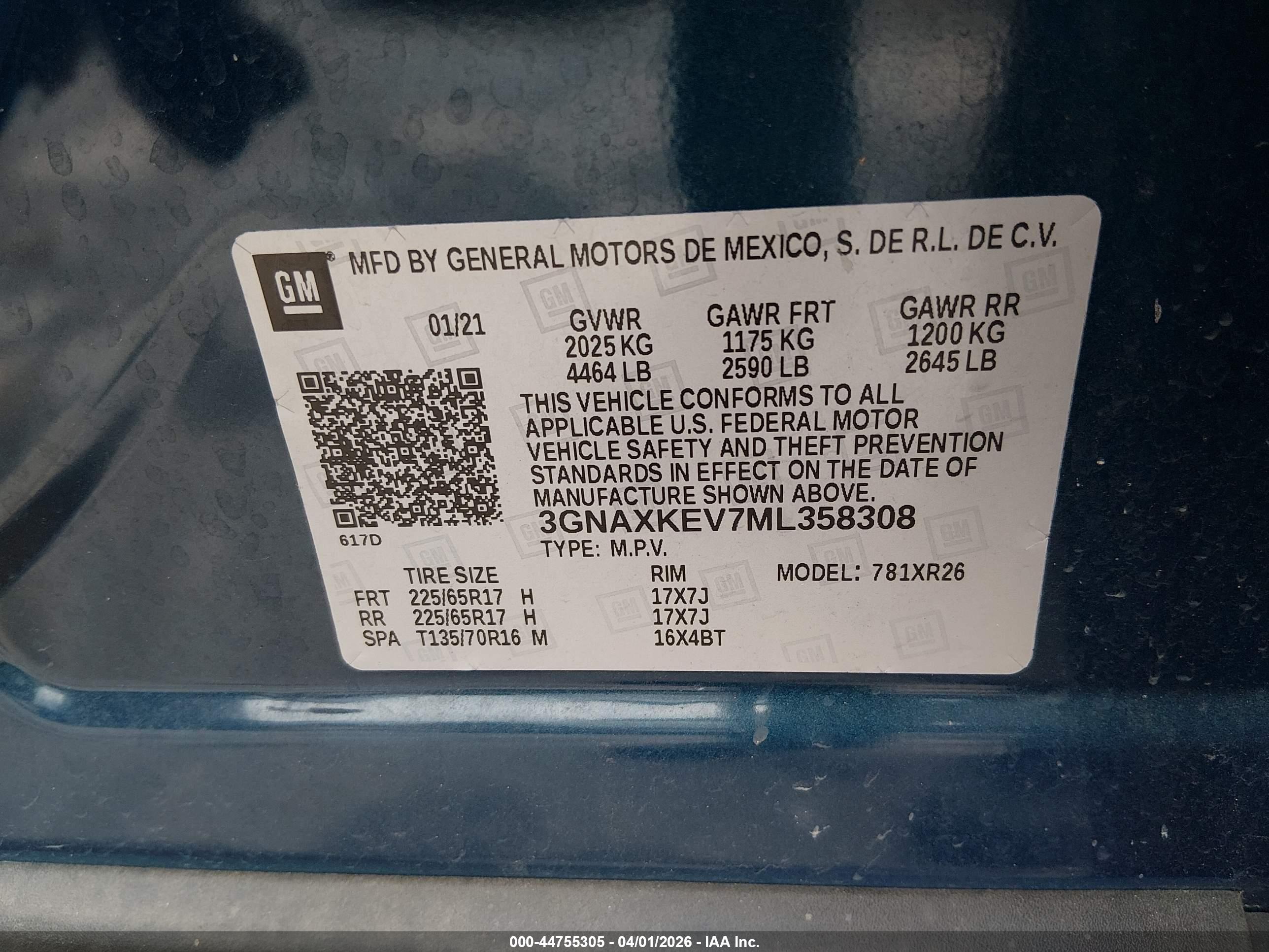 CHEVROLET EQUINOX image 9