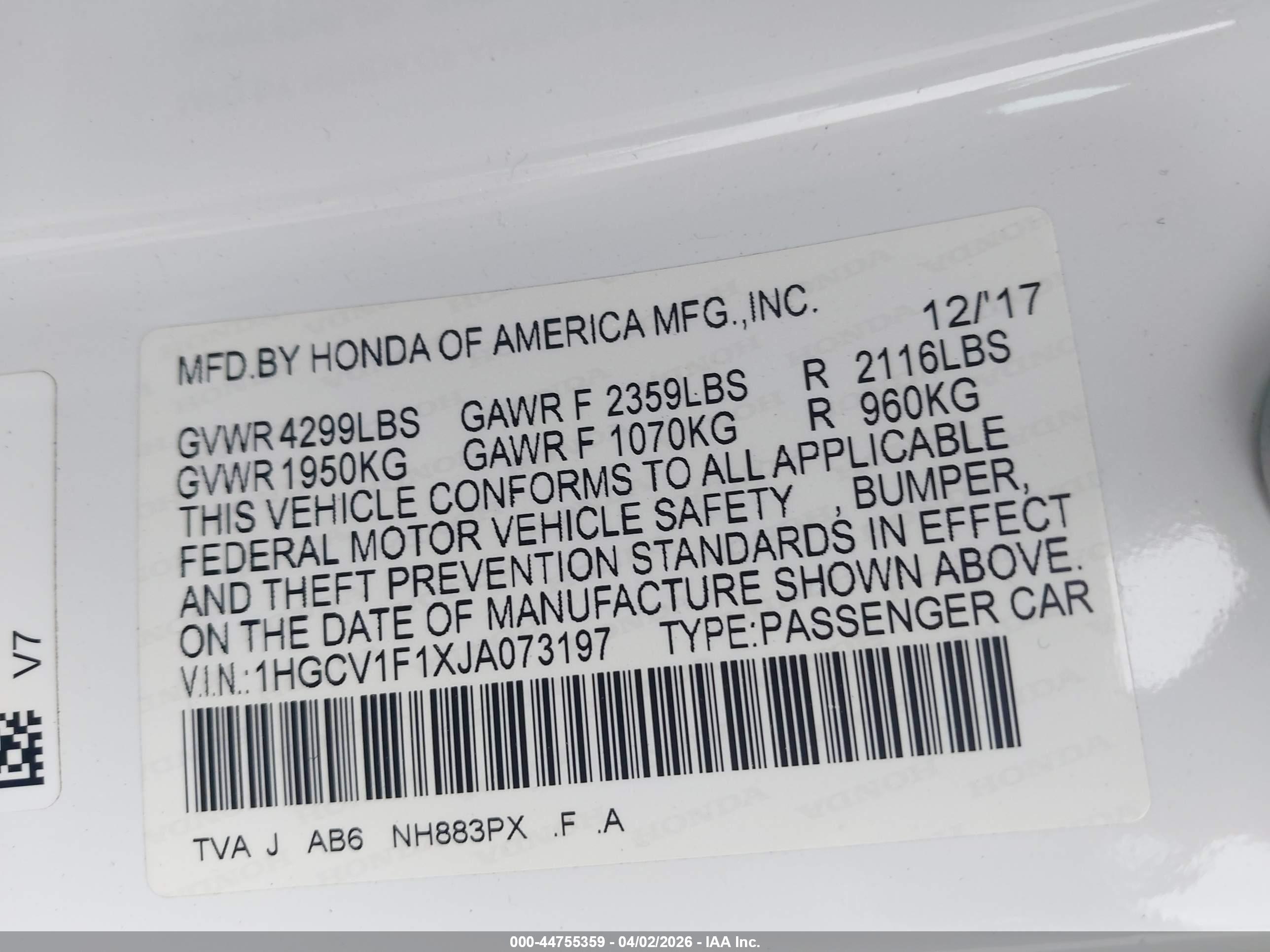 HONDA ACCORD image 9