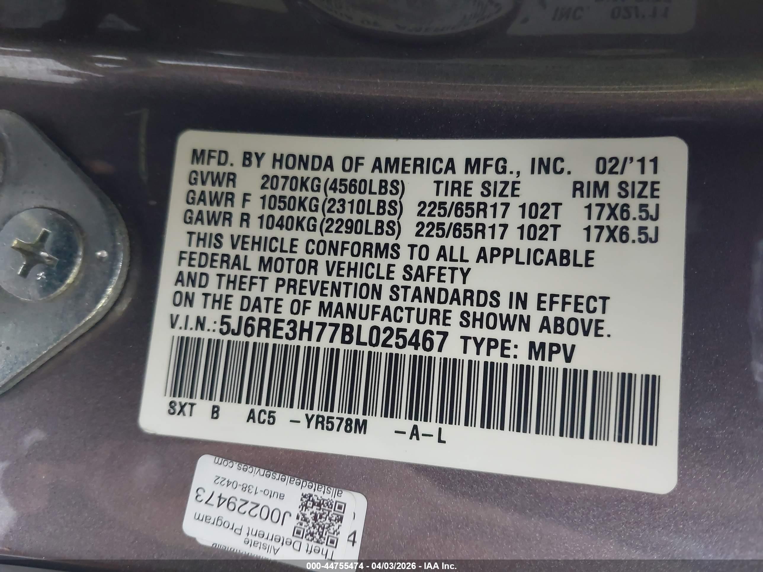 HONDA CR-V image 9