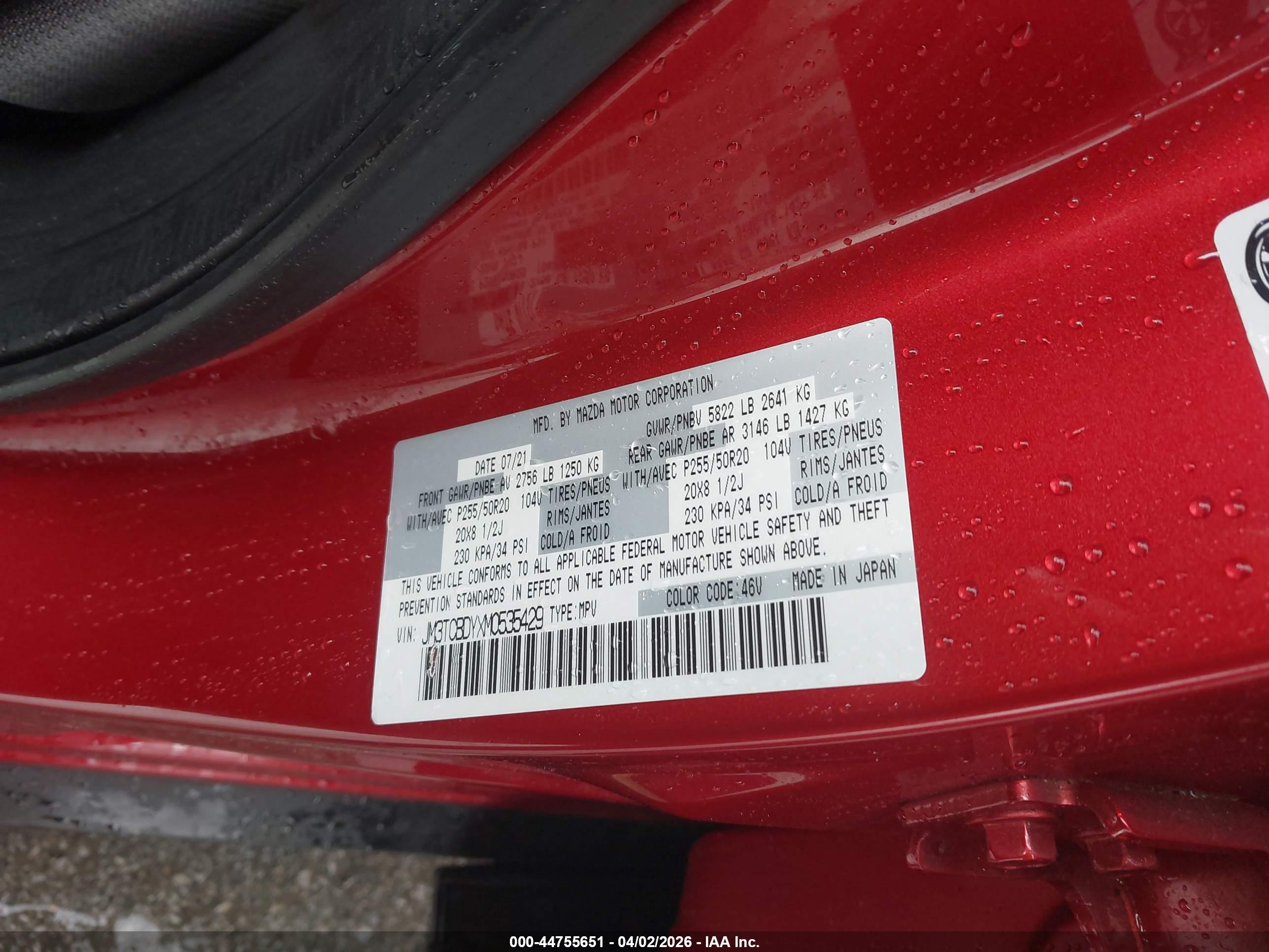 MAZDA CX-9 image 9