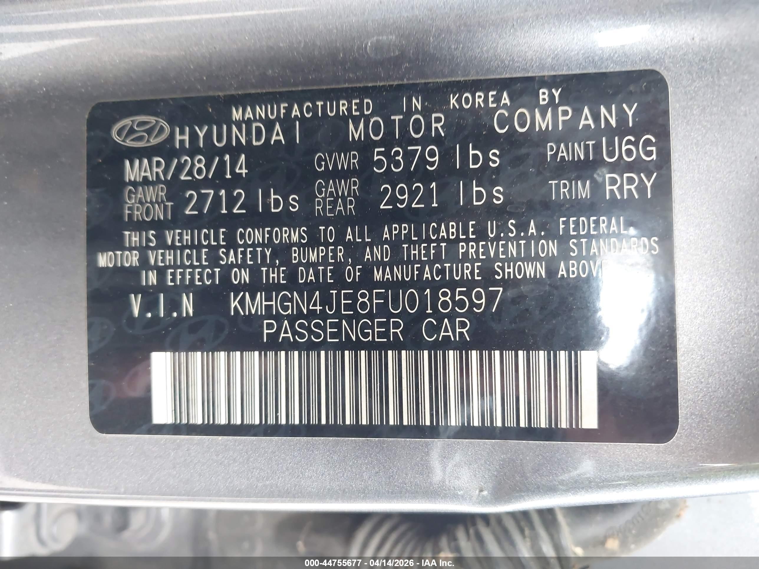 HYUNDAI GENESIS image 9
