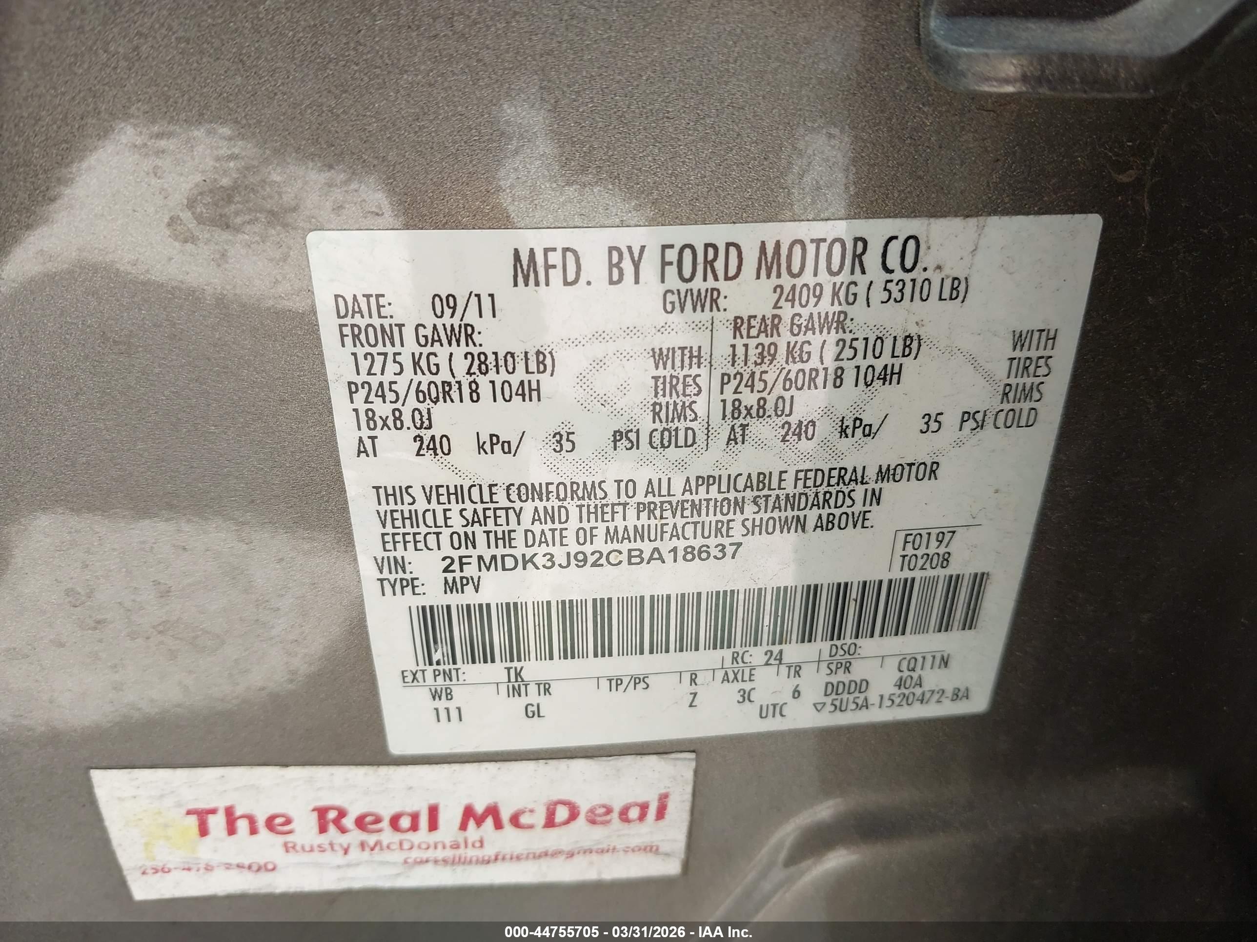 FORD EDGE image 9
